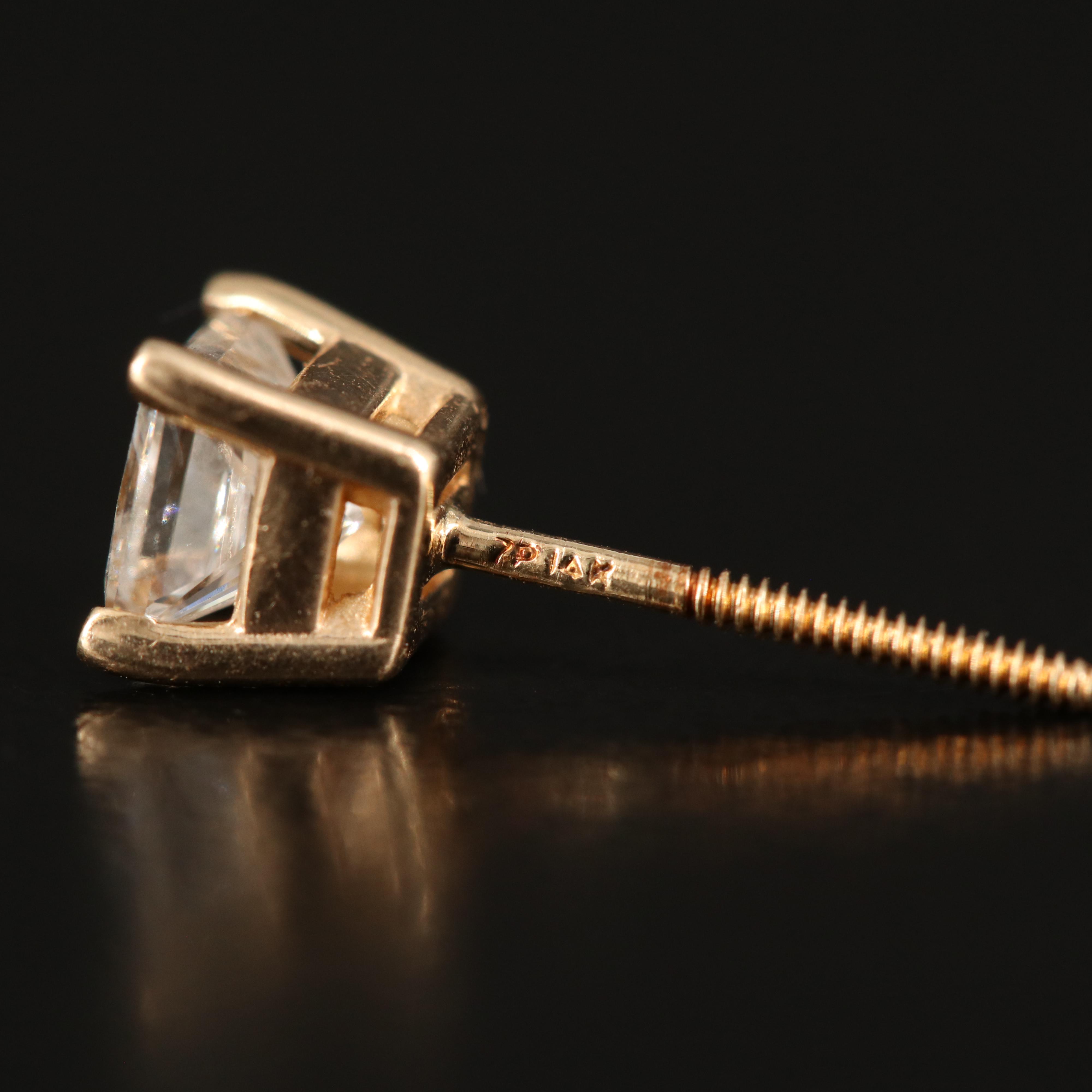 14K 0.73 CTW Diamond Stud Earrings