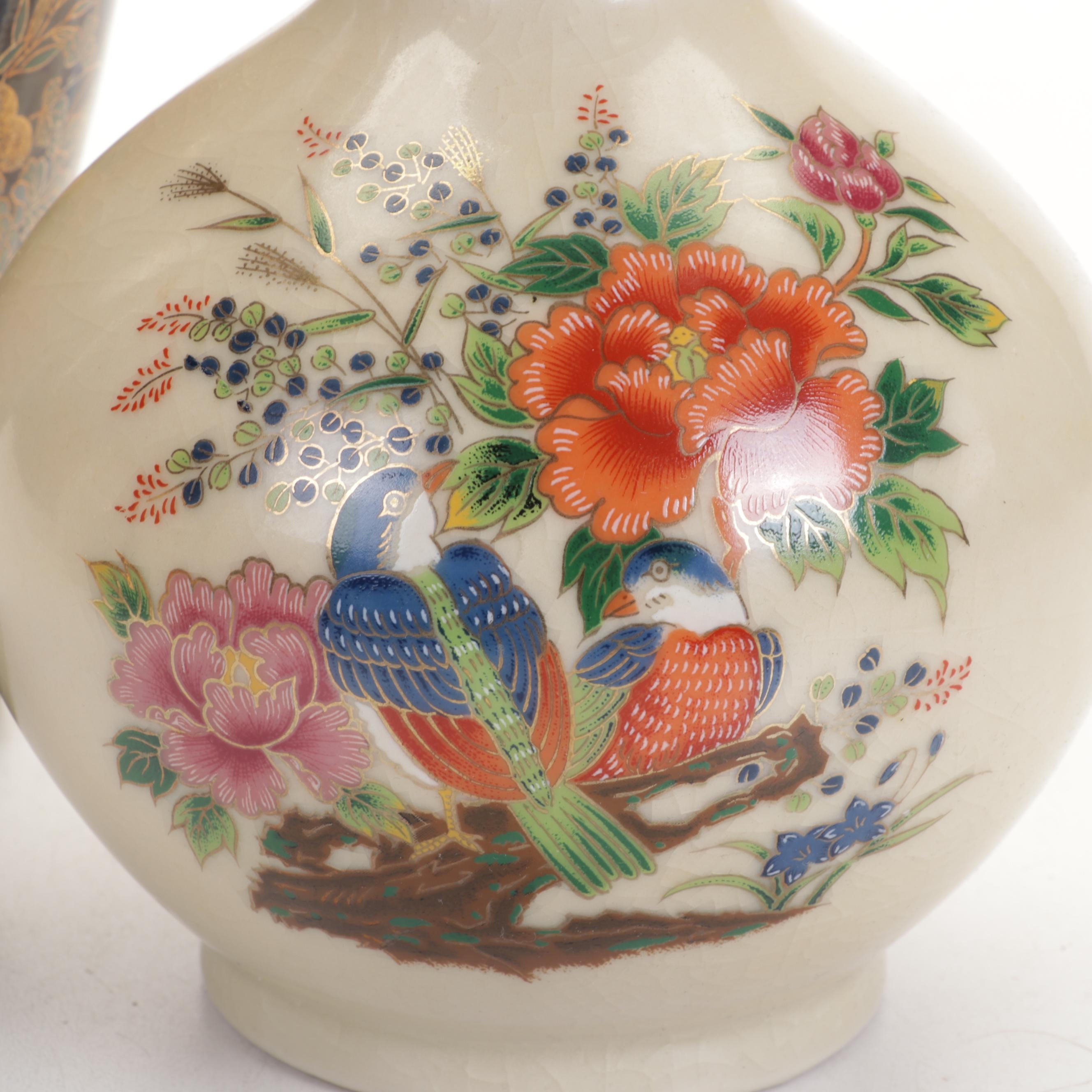 Enesco Japanese Ceramic Vase, Lidded Vessels, and More, Late 20th Century