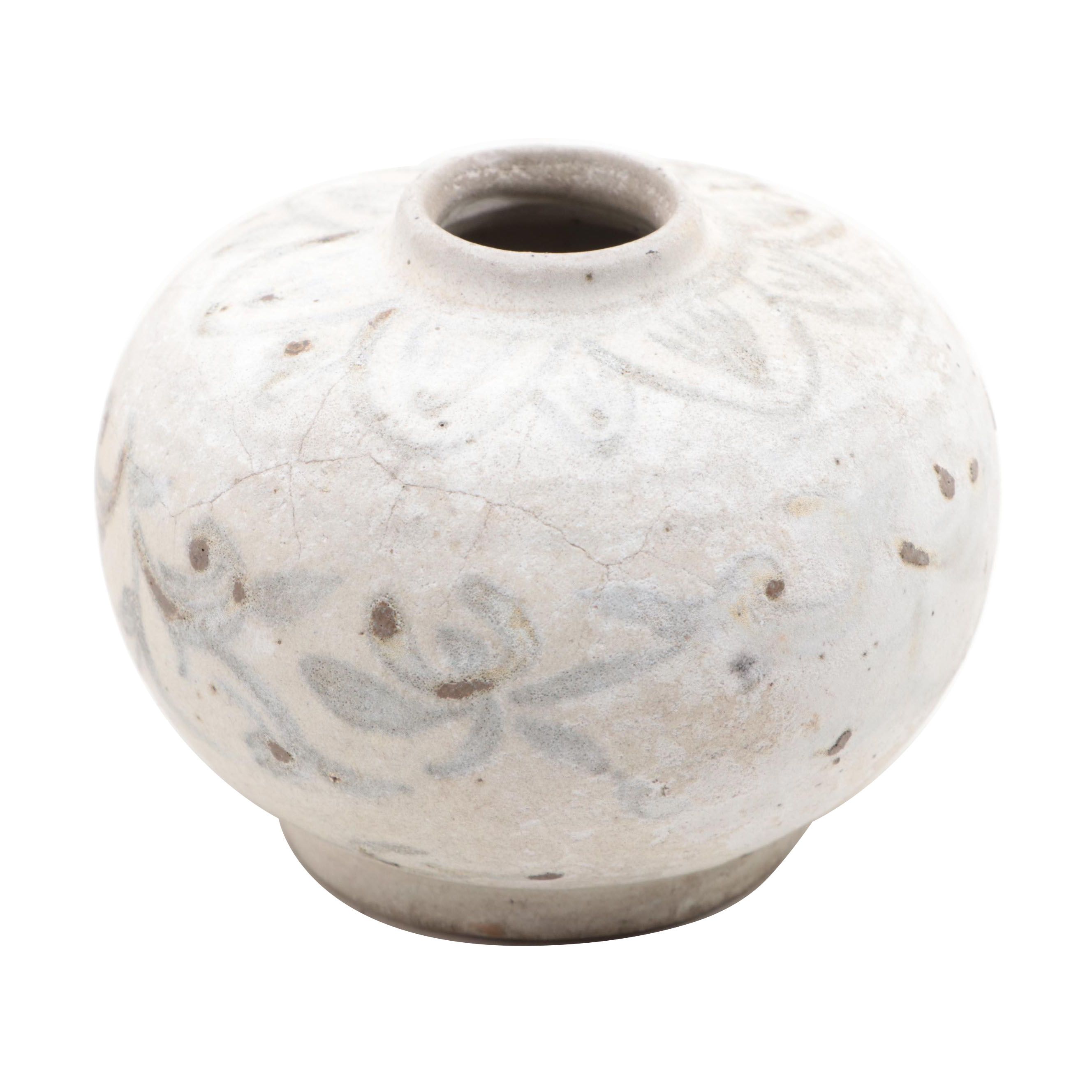 Marine-Recovered Vietnamese Earthenware Jarlet, 17th Century