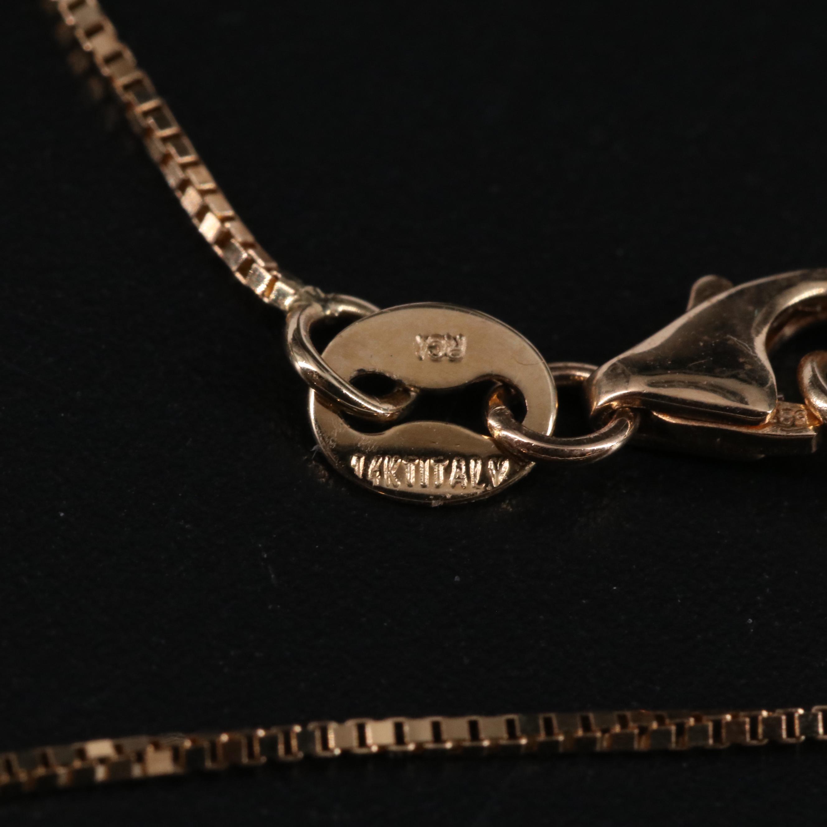 14K Pendant Necklace