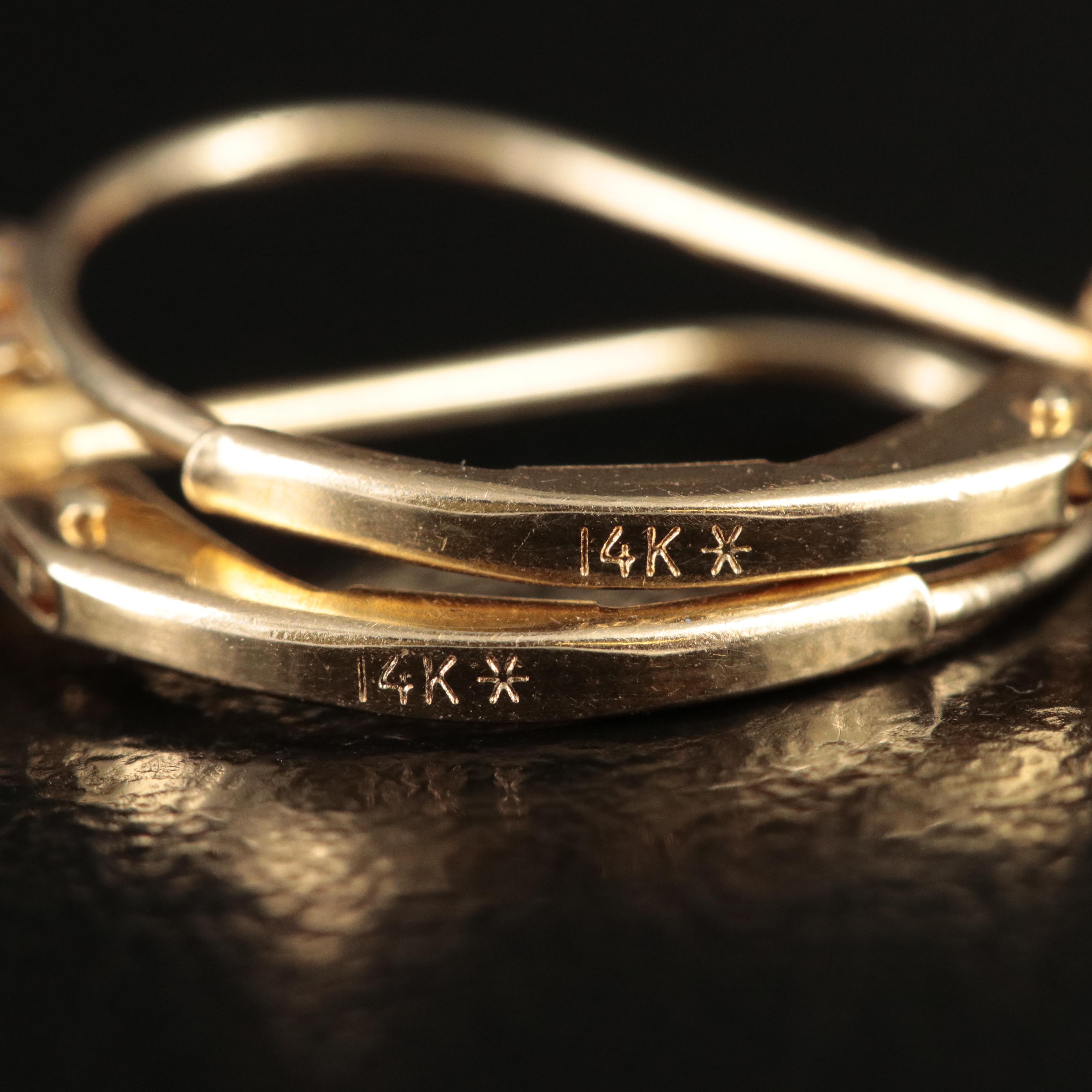 14K 0.35 CTW Diamond Earrings