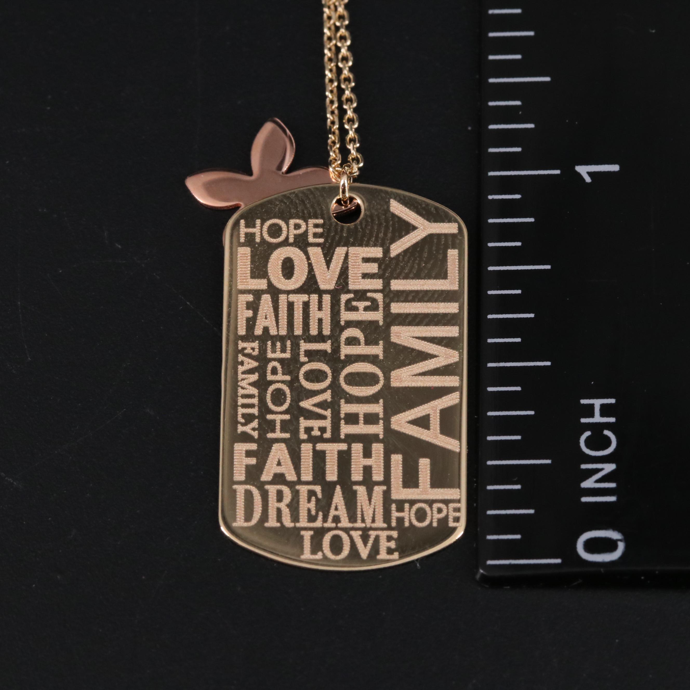 14K Pendant Necklace