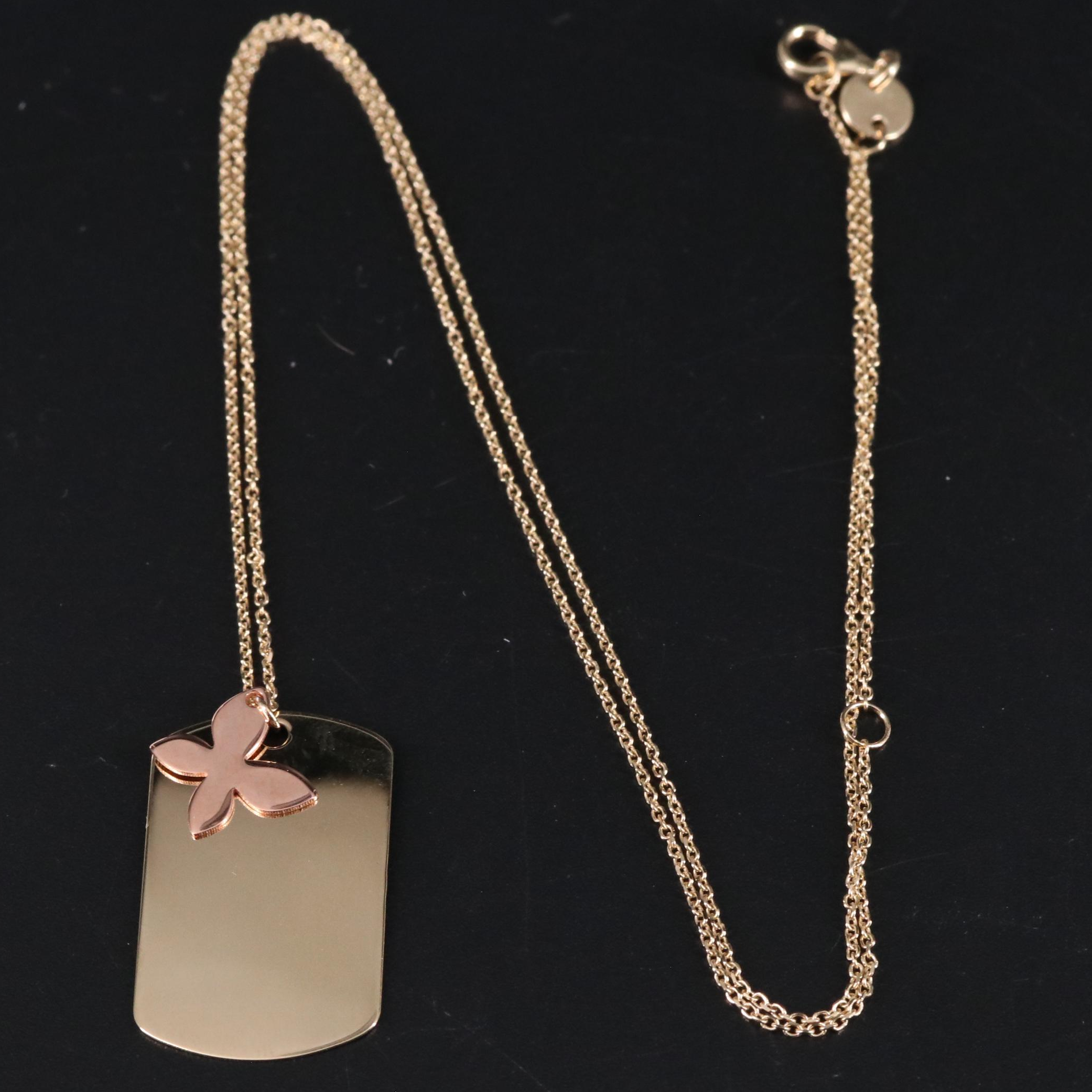 14K Pendant Necklace