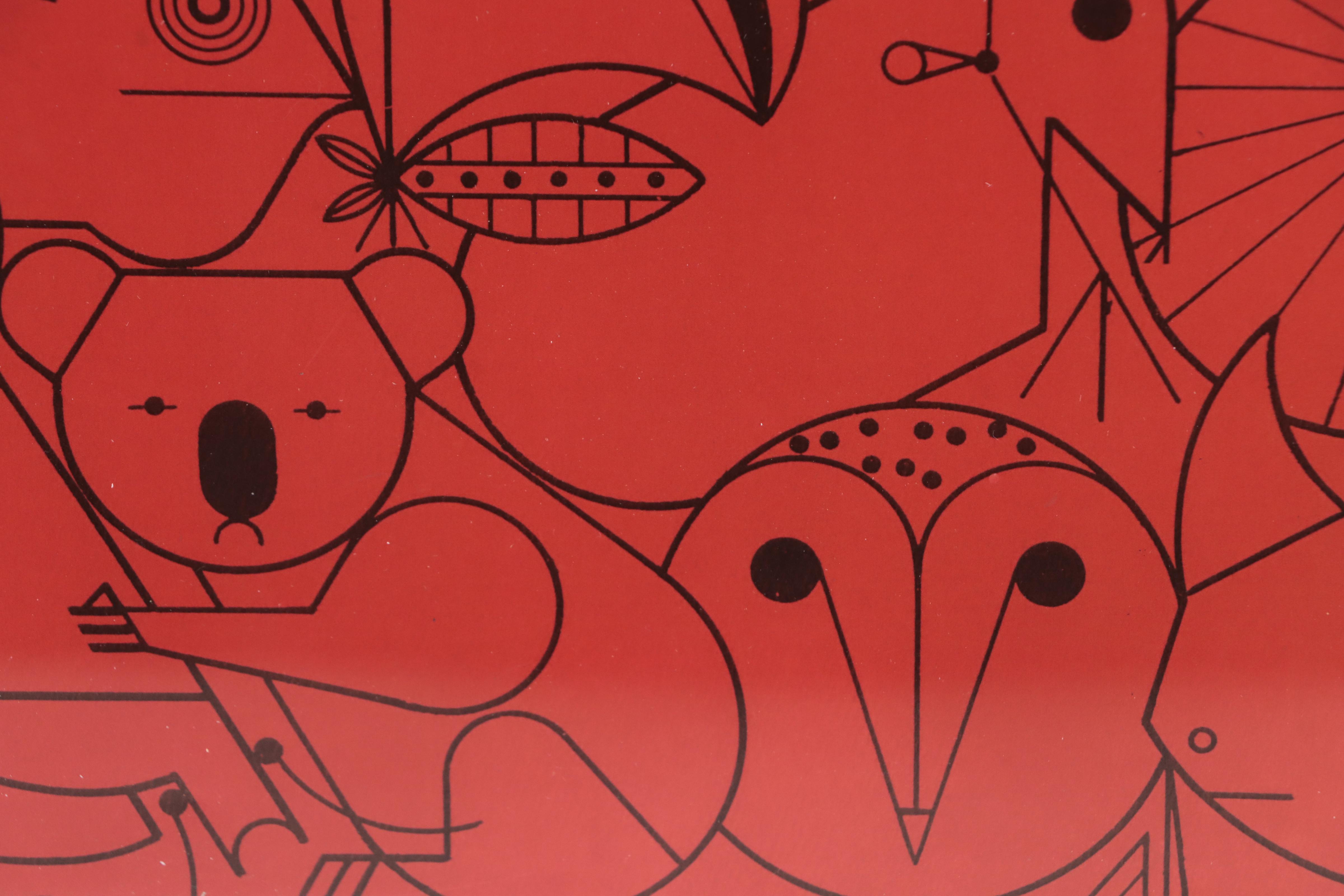 Digital Print Poster After Charley Harper, 21st Century