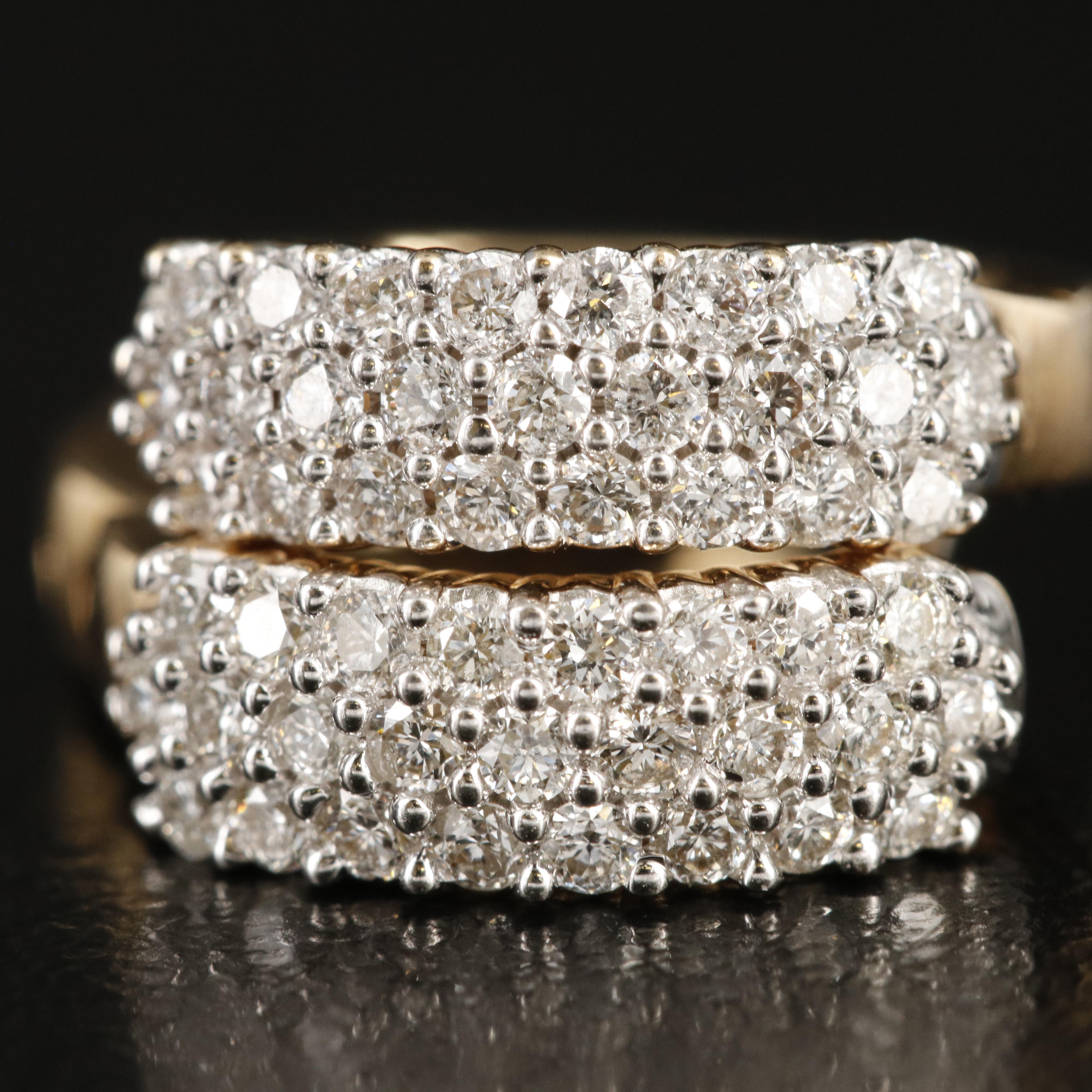 14K 0.50 CTW Diamond Small Hoop Earrings