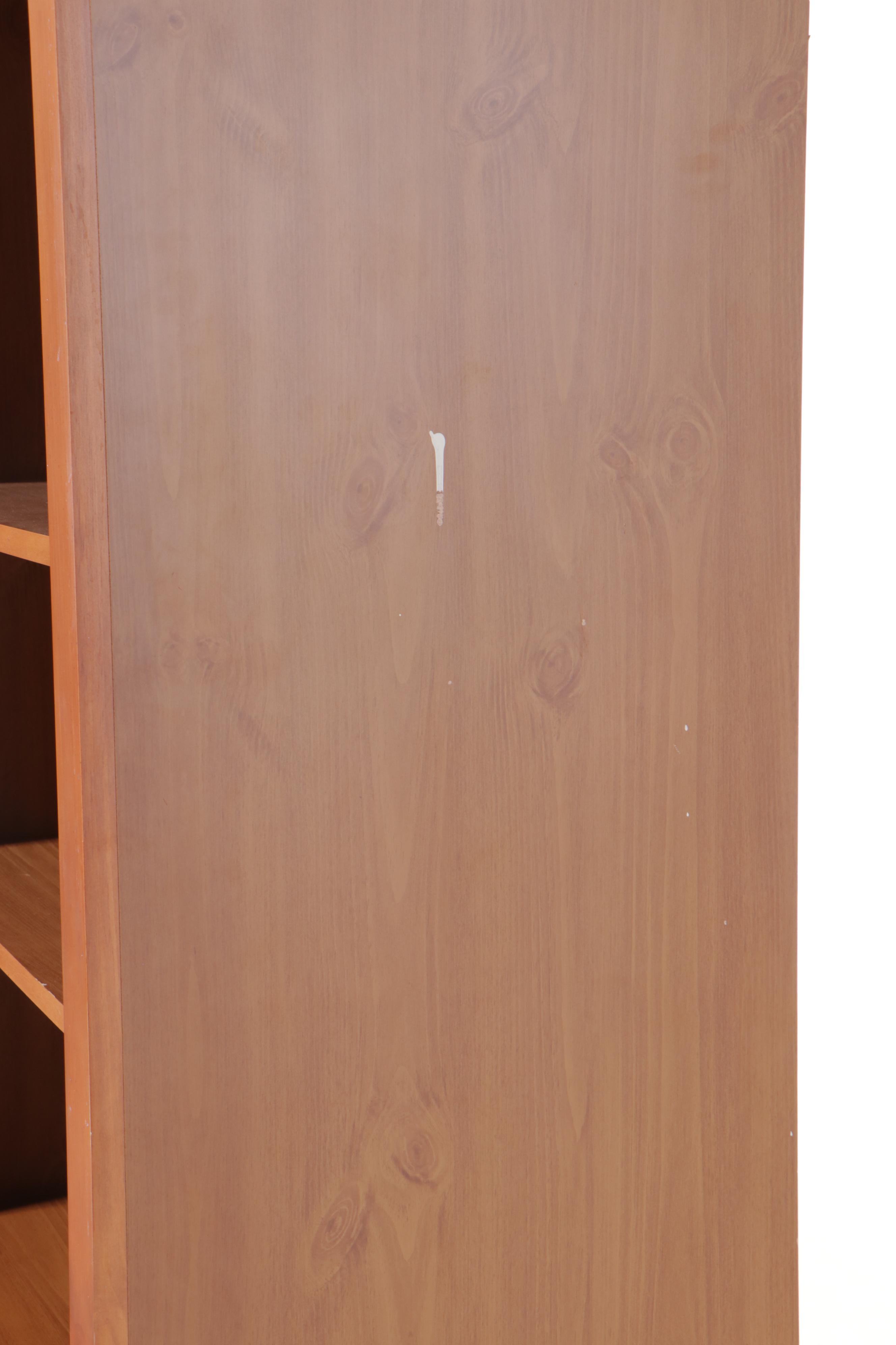 Two Broyhill Pine and Laminate Bookcases, Late 20th Century