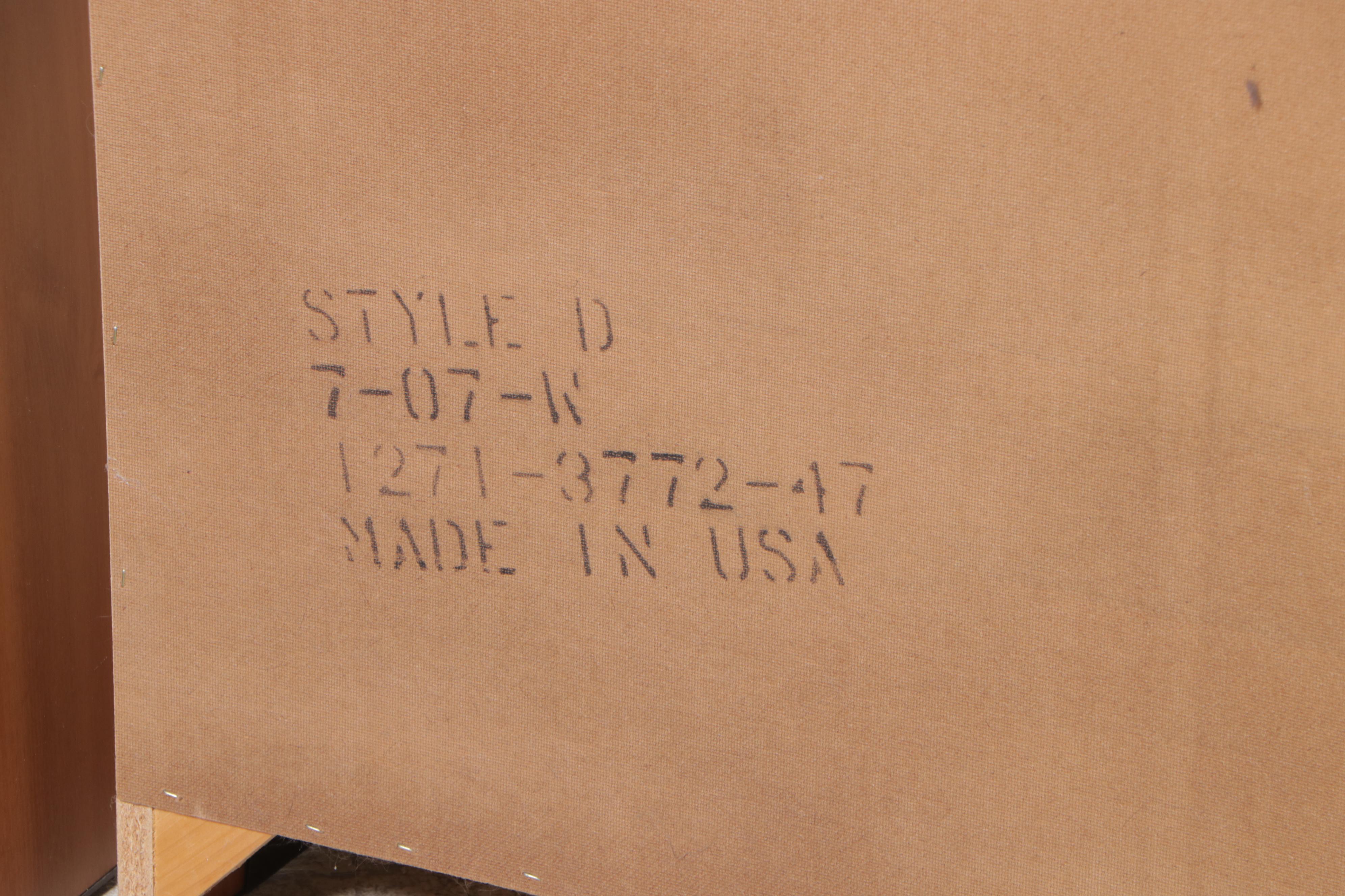 Two Broyhill Pine and Laminate Bookcases, Late 20th Century