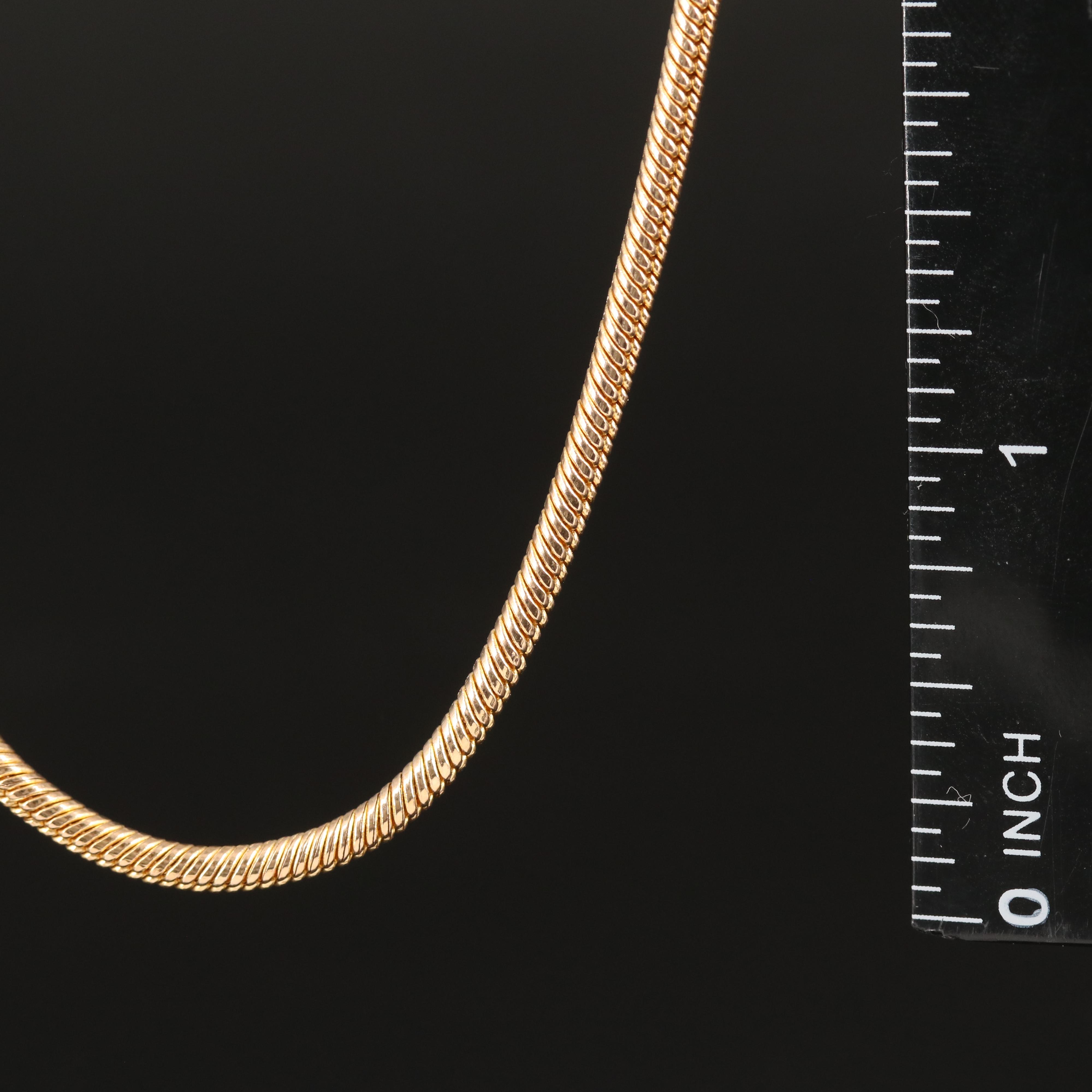 Italian 14K Snake Chain Necklace
