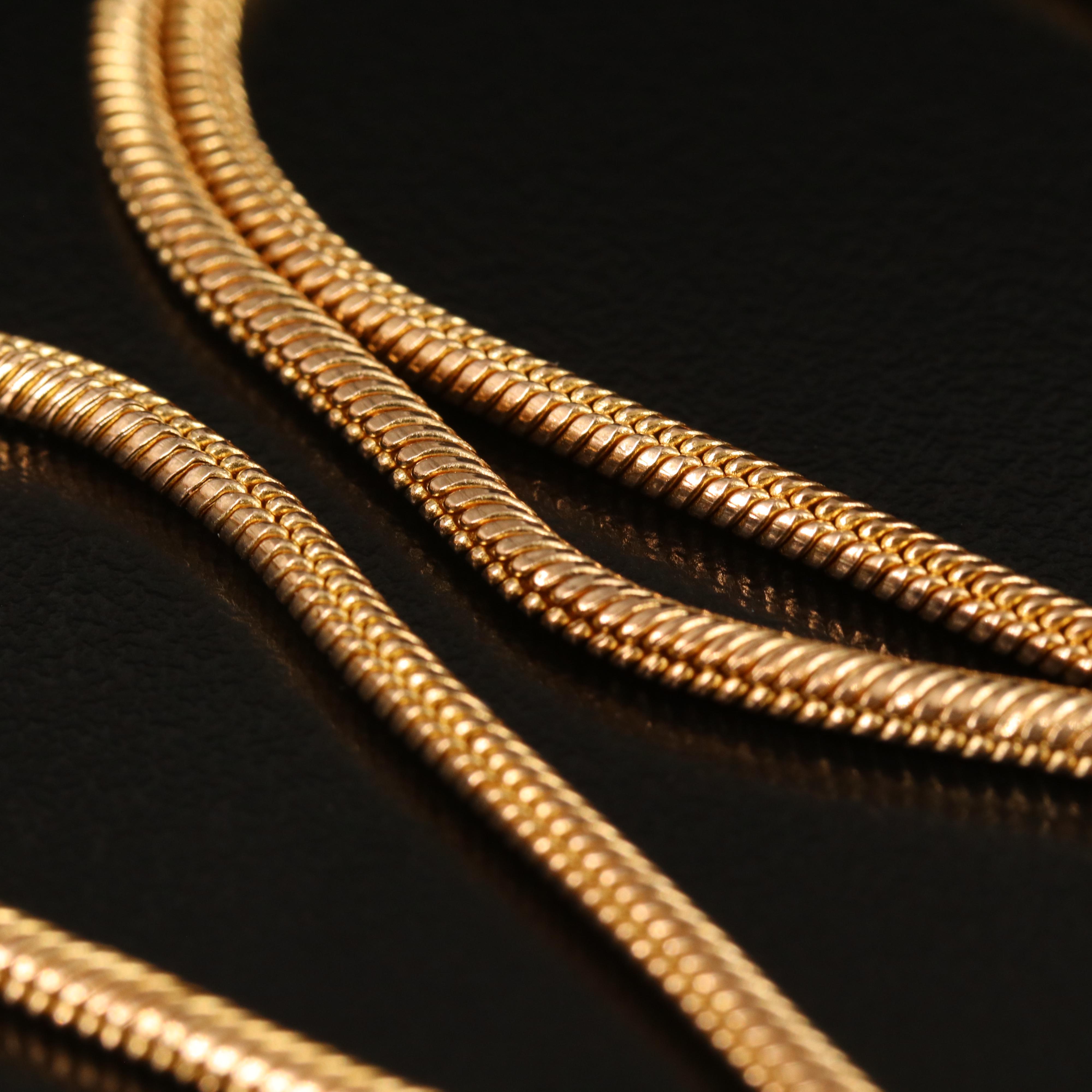 Italian 14K Snake Chain Necklace