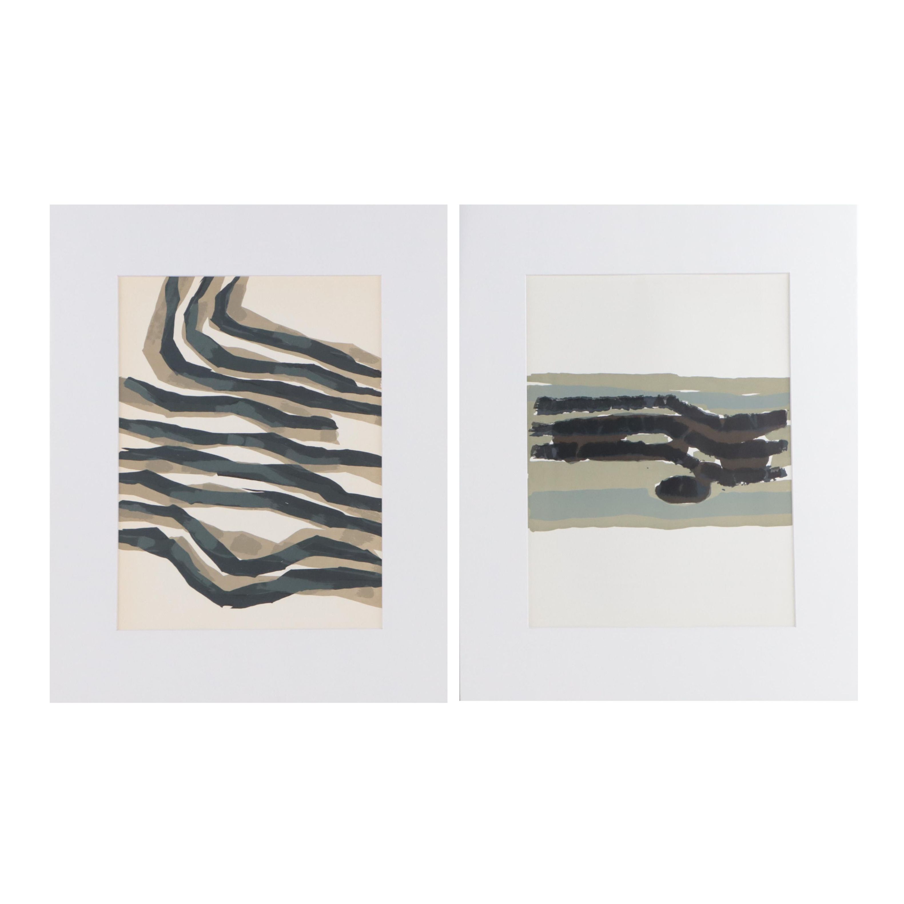 Raoul Ubac Lithographs for "Derrière le Miroir," Late 20th Century