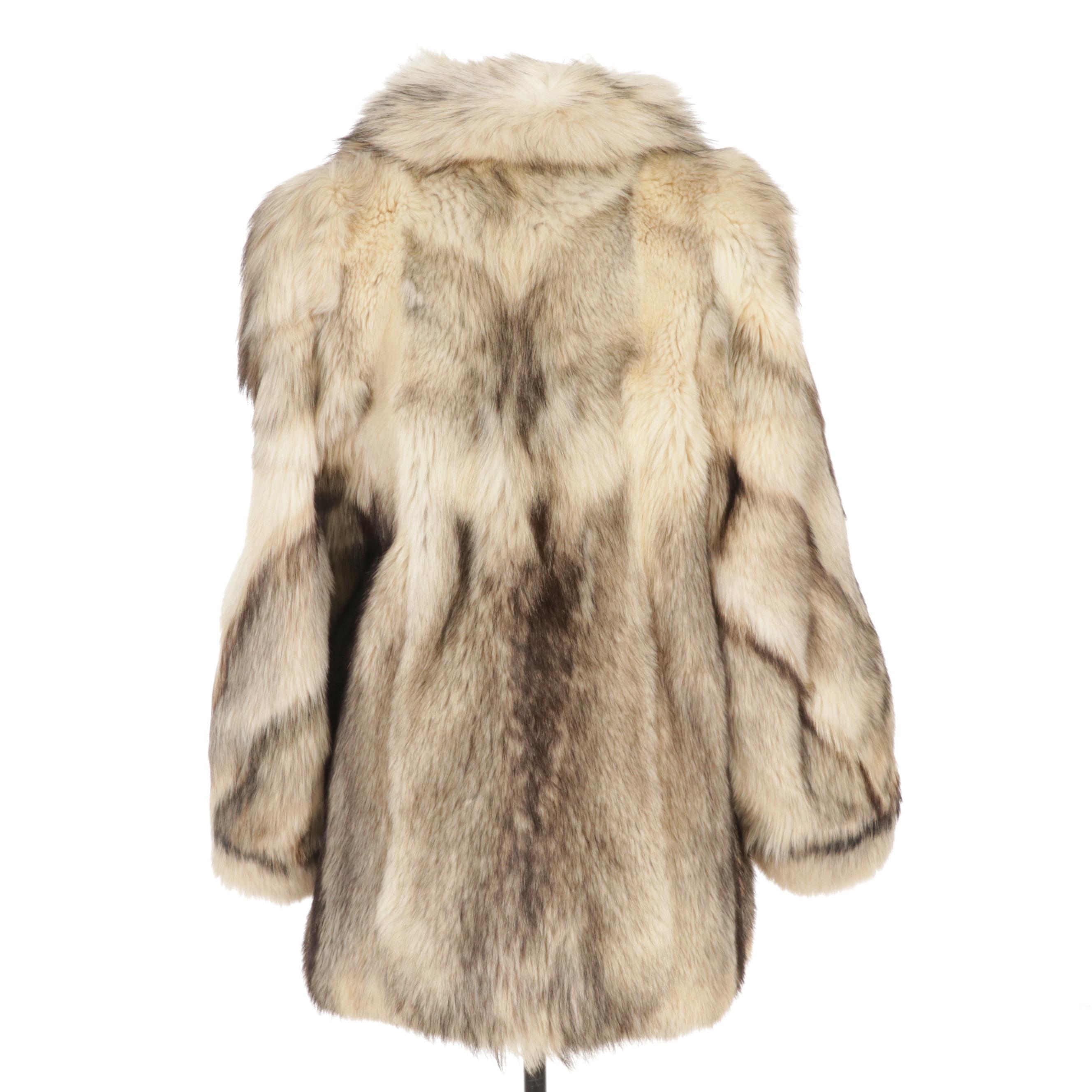Wolf Fur Jacket With Bemberg Lining