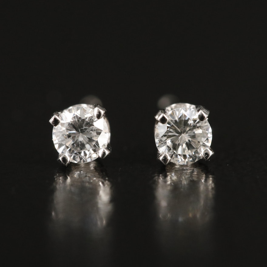 14K 0.20 CTW Diamond Stud Earrings