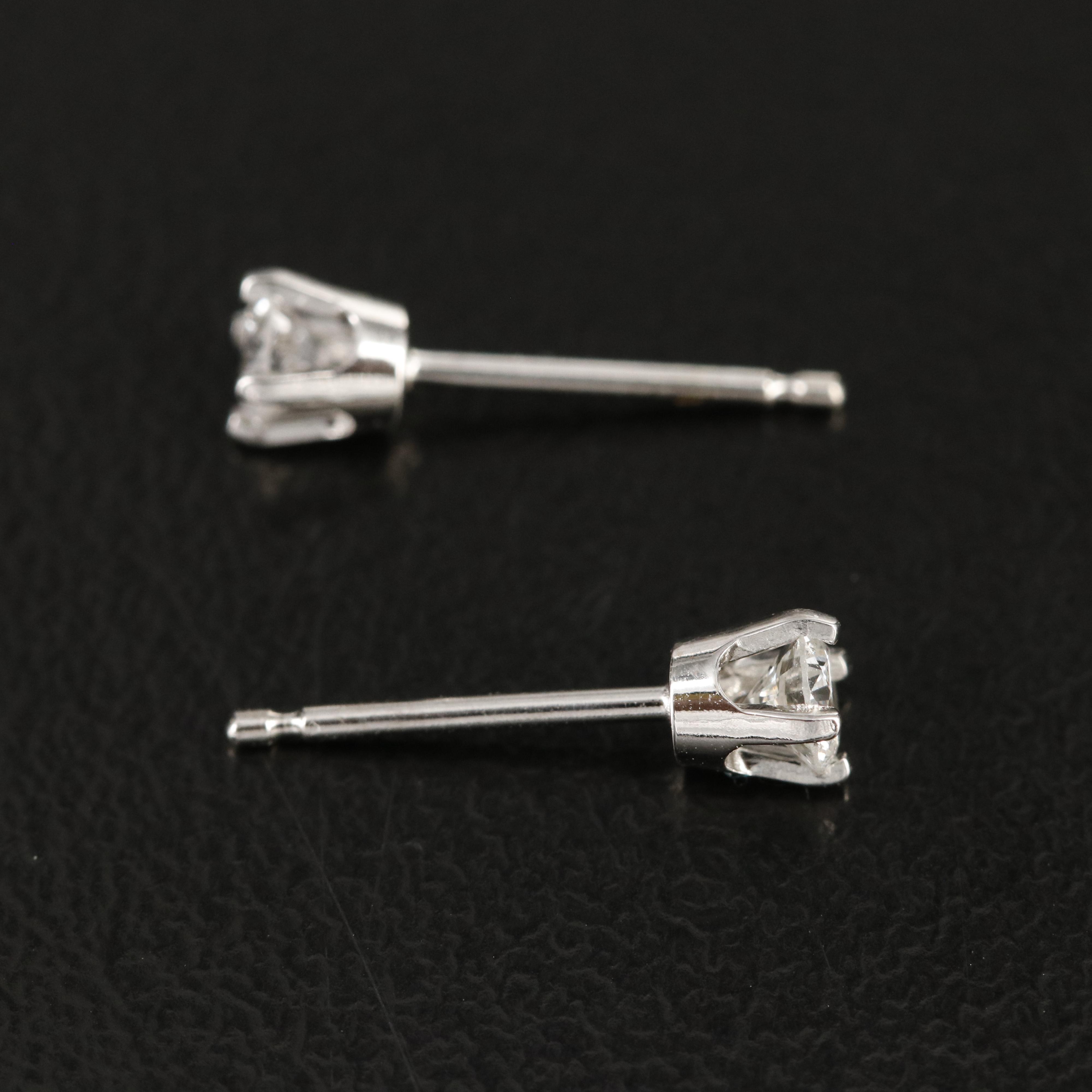 14K 0.20 CTW Diamond Stud Earrings