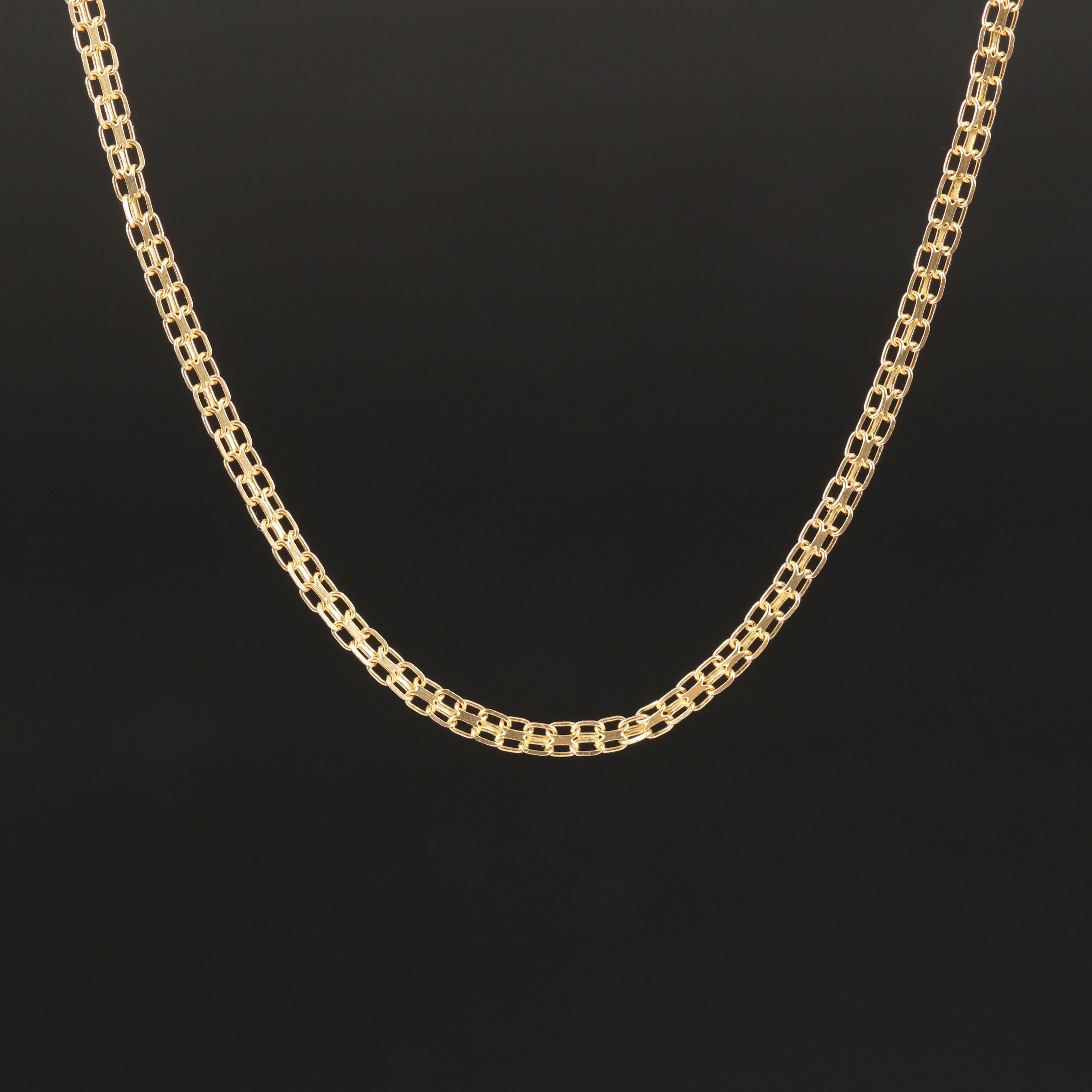 14K Bismark Chain Necklace