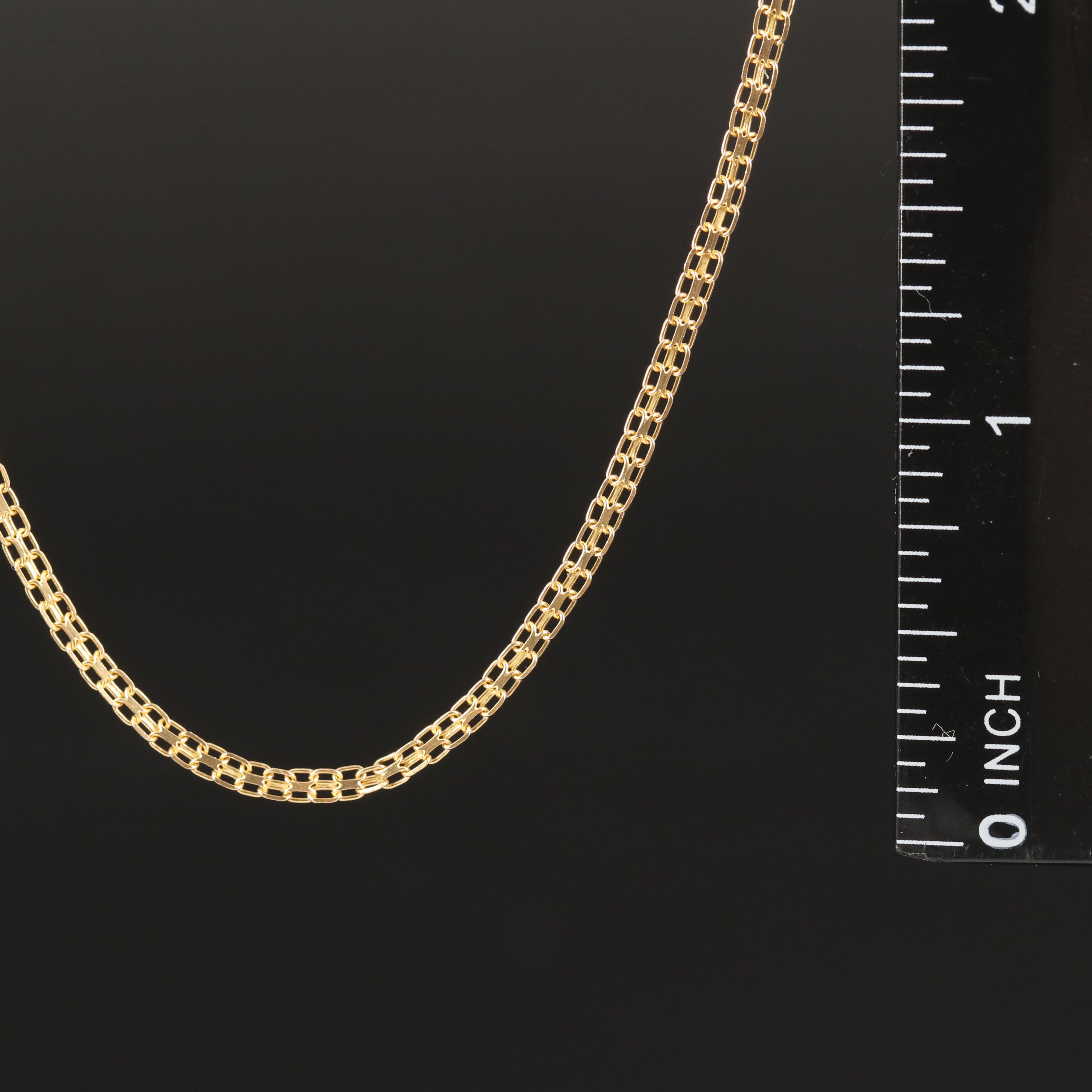 14K Bismark Chain Necklace