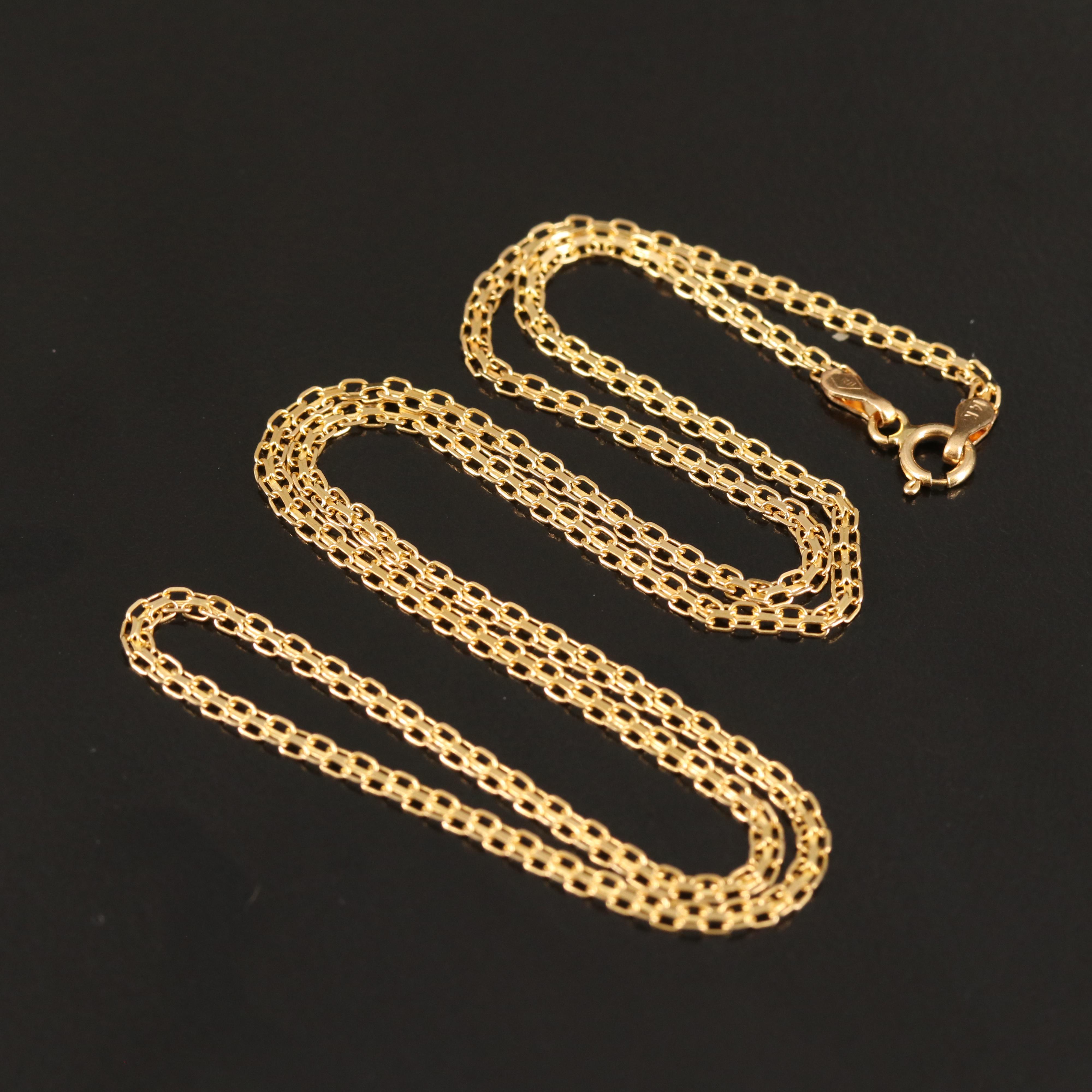14K Bismark Chain Necklace