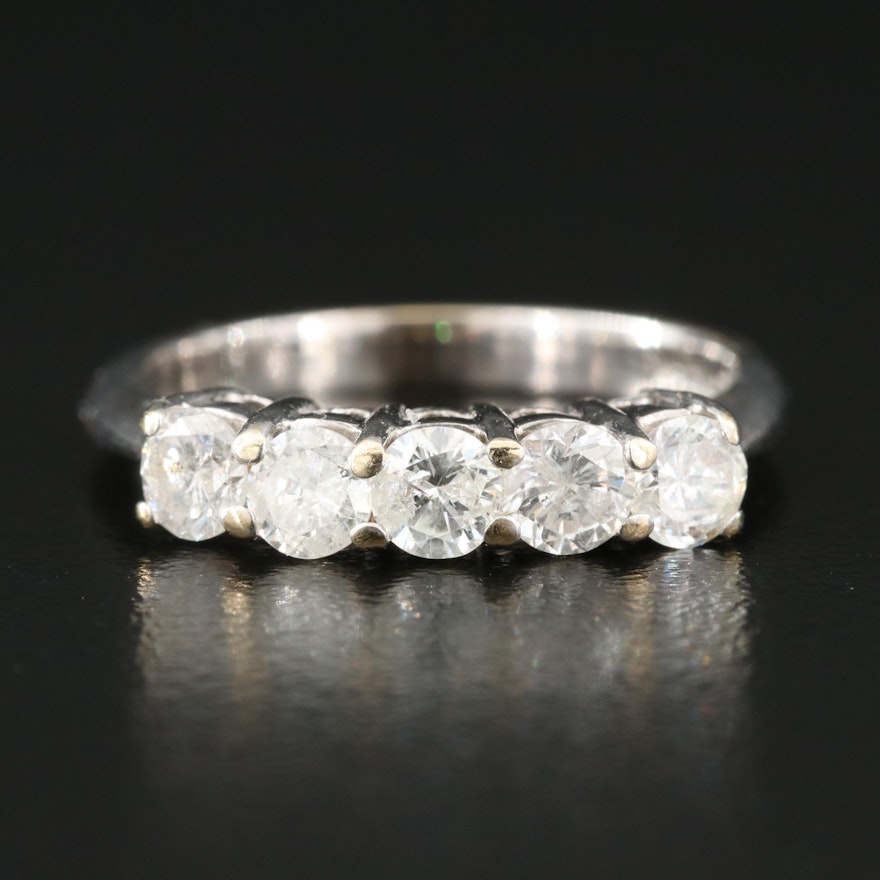 14K 0.96 CTW Diamond Ring