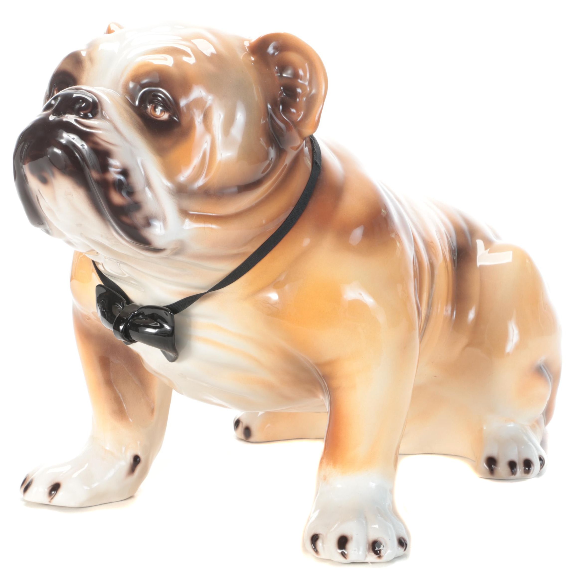 Ceramic English Bulldog Figure