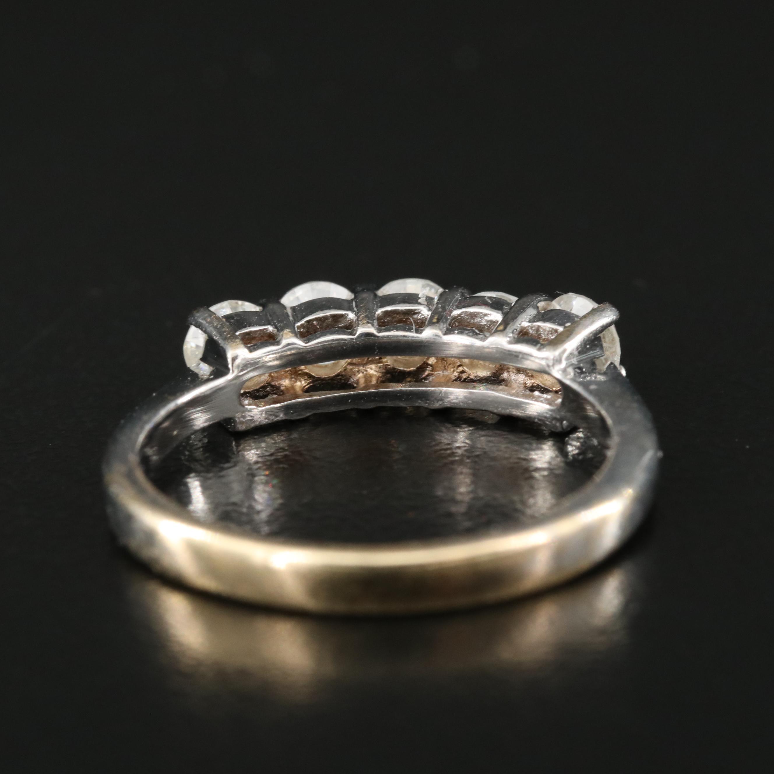 14K 0.96 CTW Diamond Ring