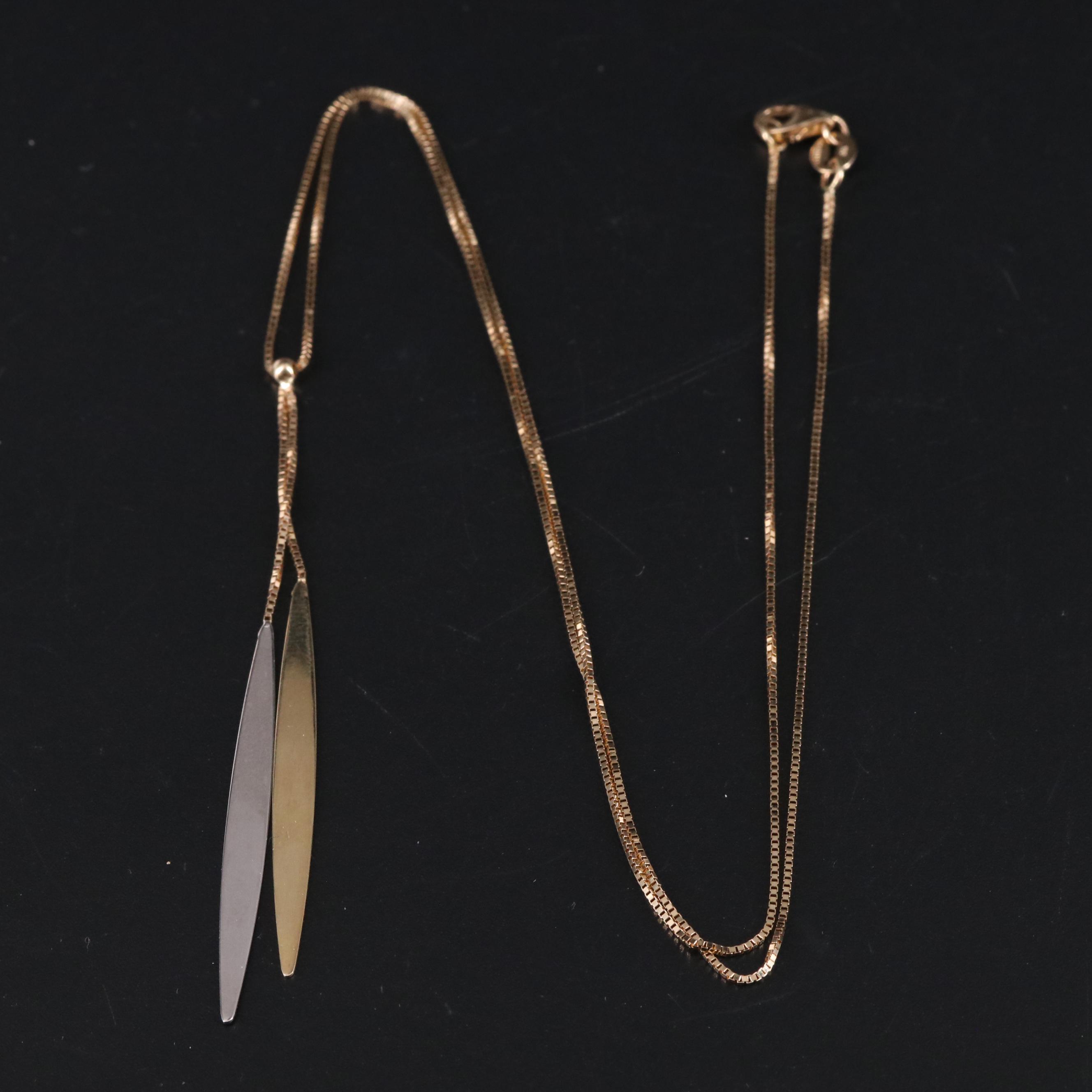 14K Pendant Necklace