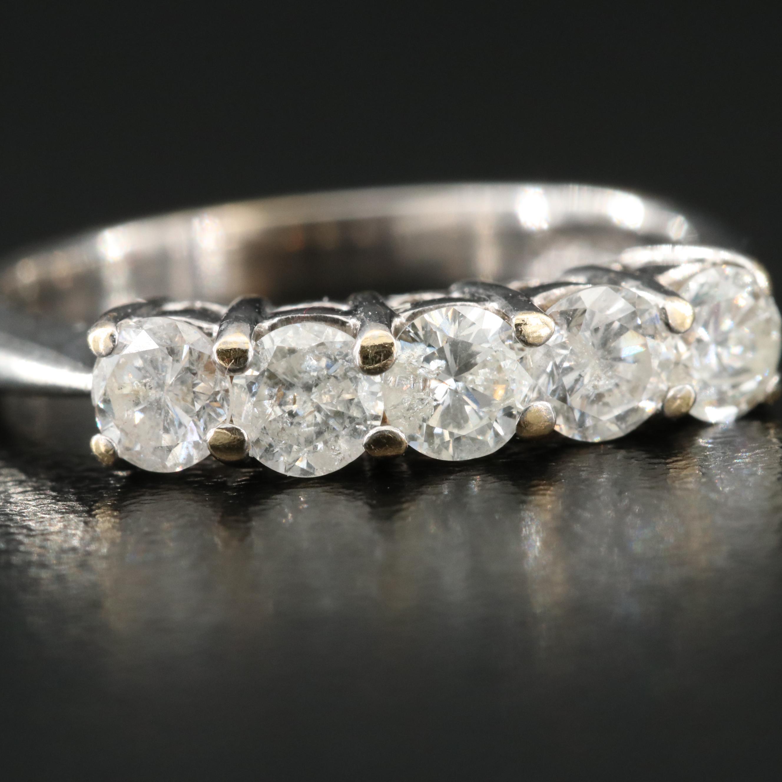 14K 0.96 CTW Diamond Ring