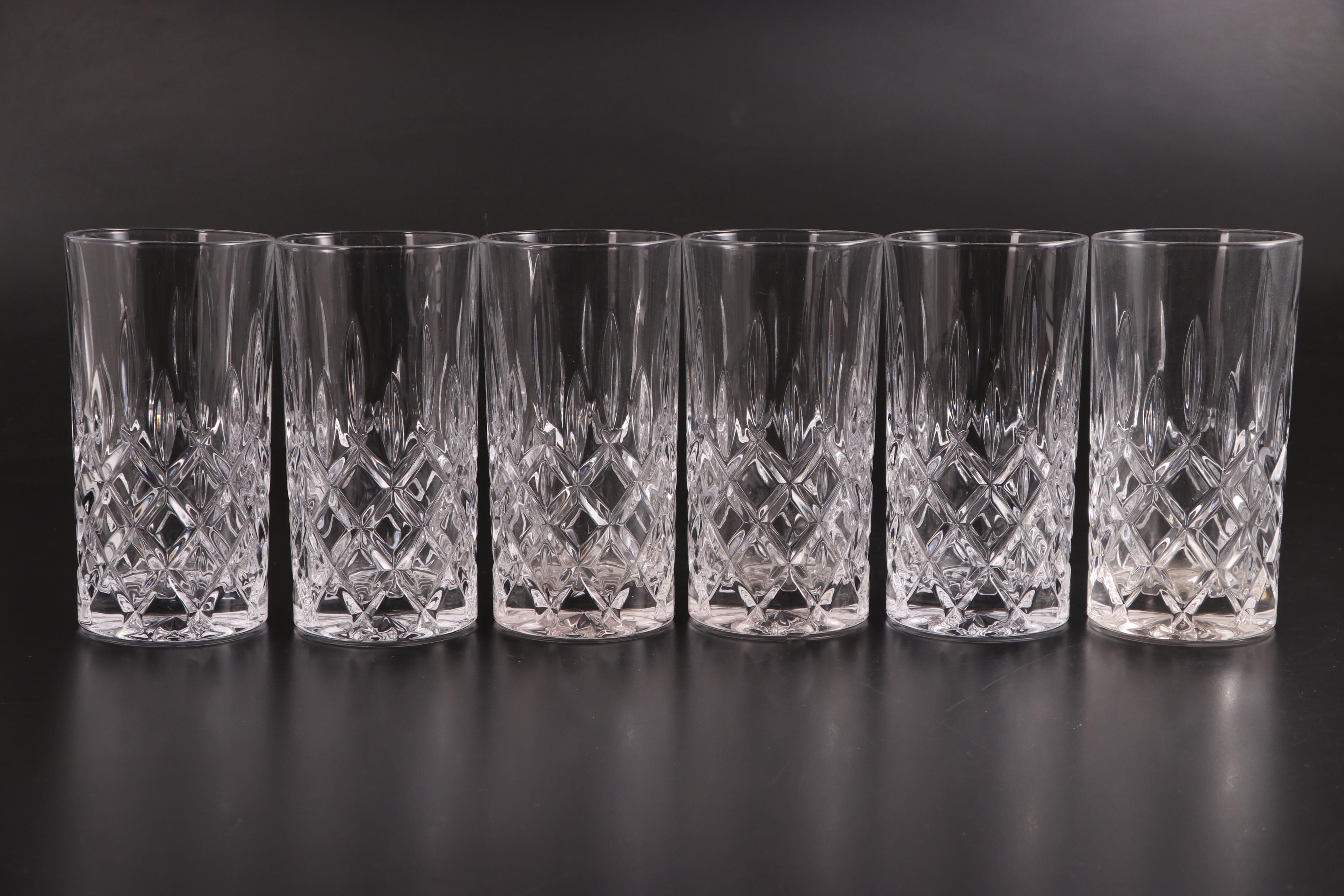 Riedel "Noblesse" Highball Glasses with Riedel Whiskey Rocks Glasses