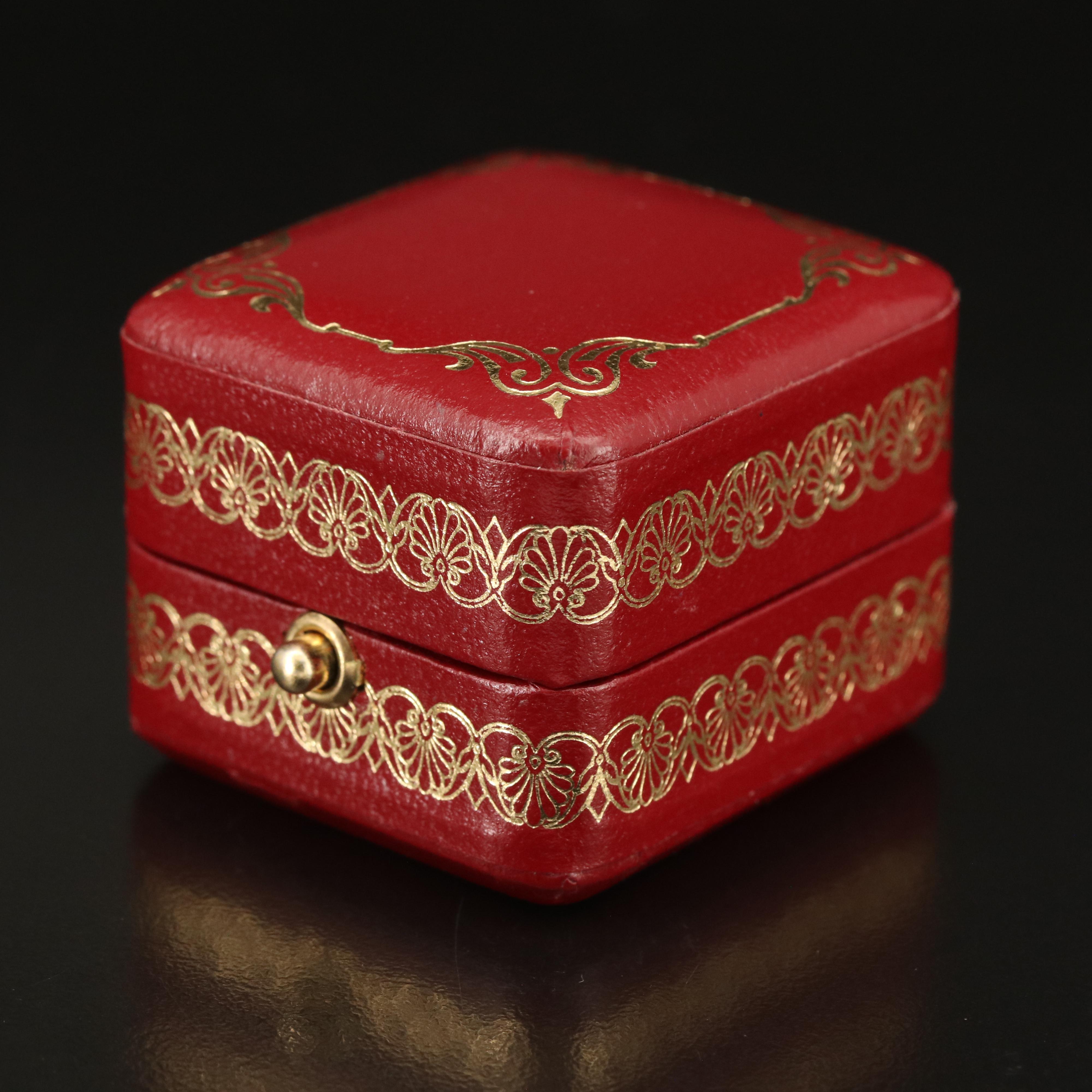 Vintage 14K Amethyst Geometric Ring