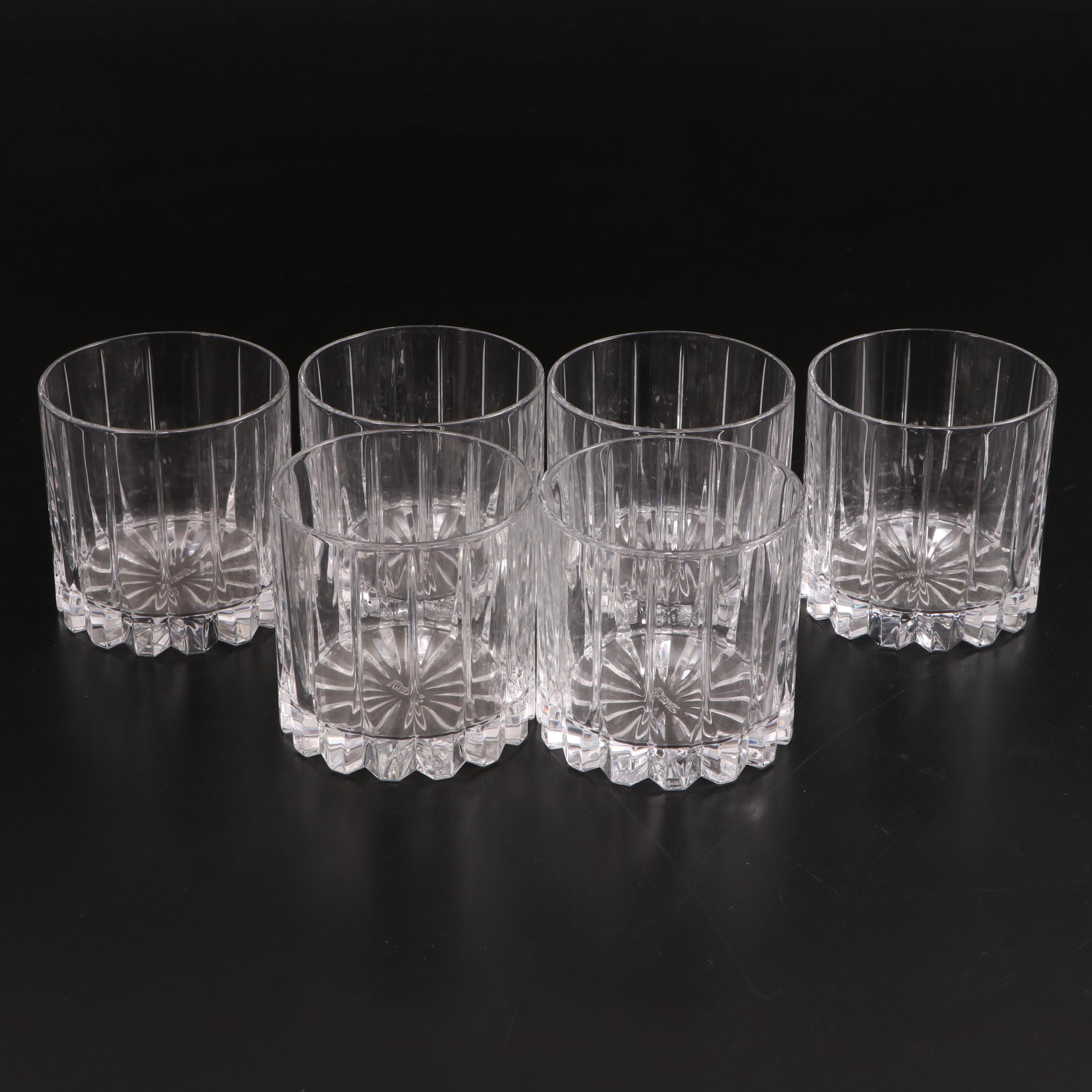 Riedel "Noblesse" Highball Glasses with Riedel Whiskey Rocks Glasses