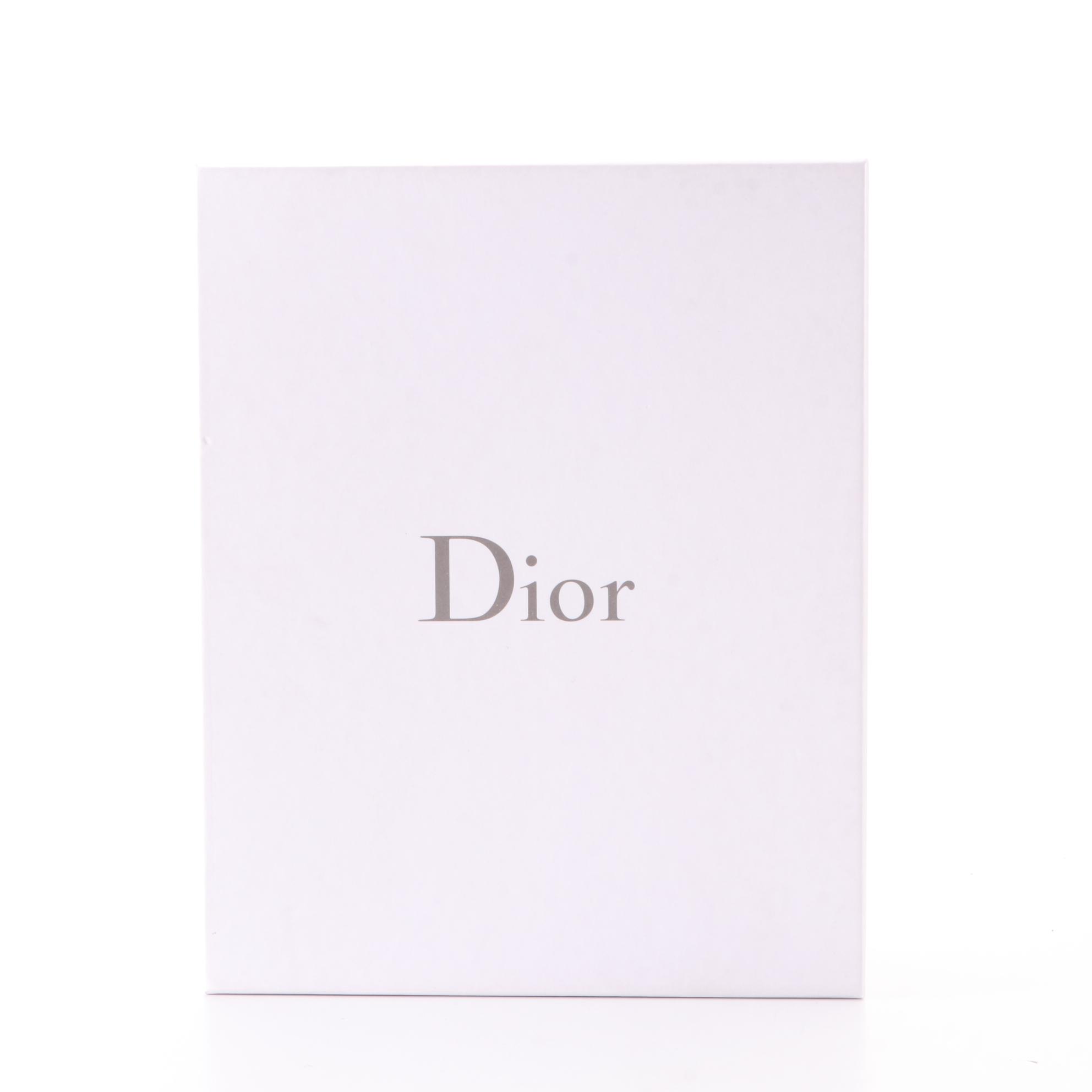 Christian Dior 90mm Mules in Black Cannage Quilted Lambskin/Patent Leather w/Box