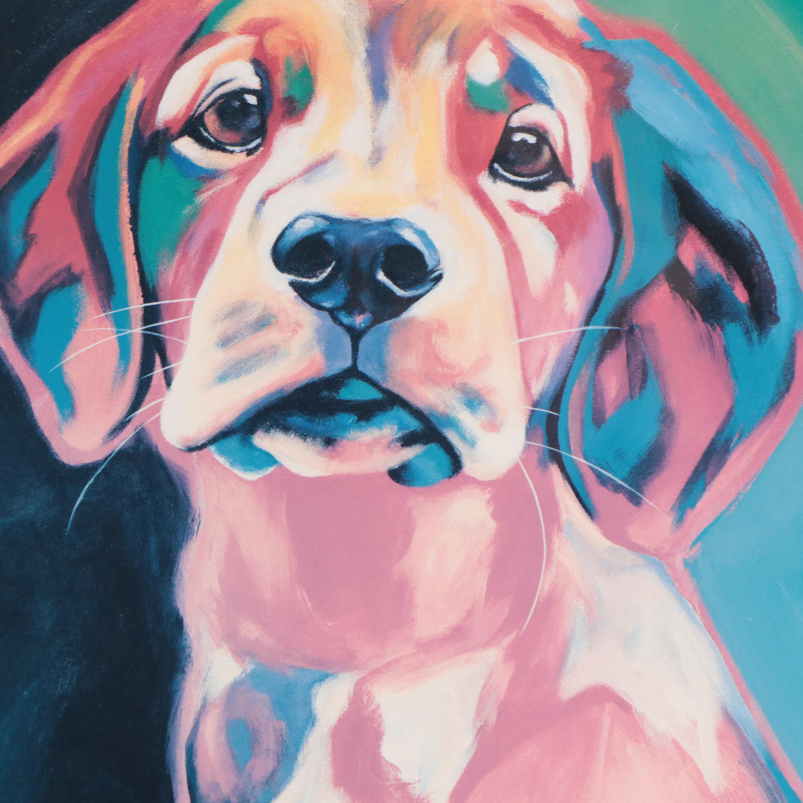 Offset Lithographs After Ron Burns Including "Toby"