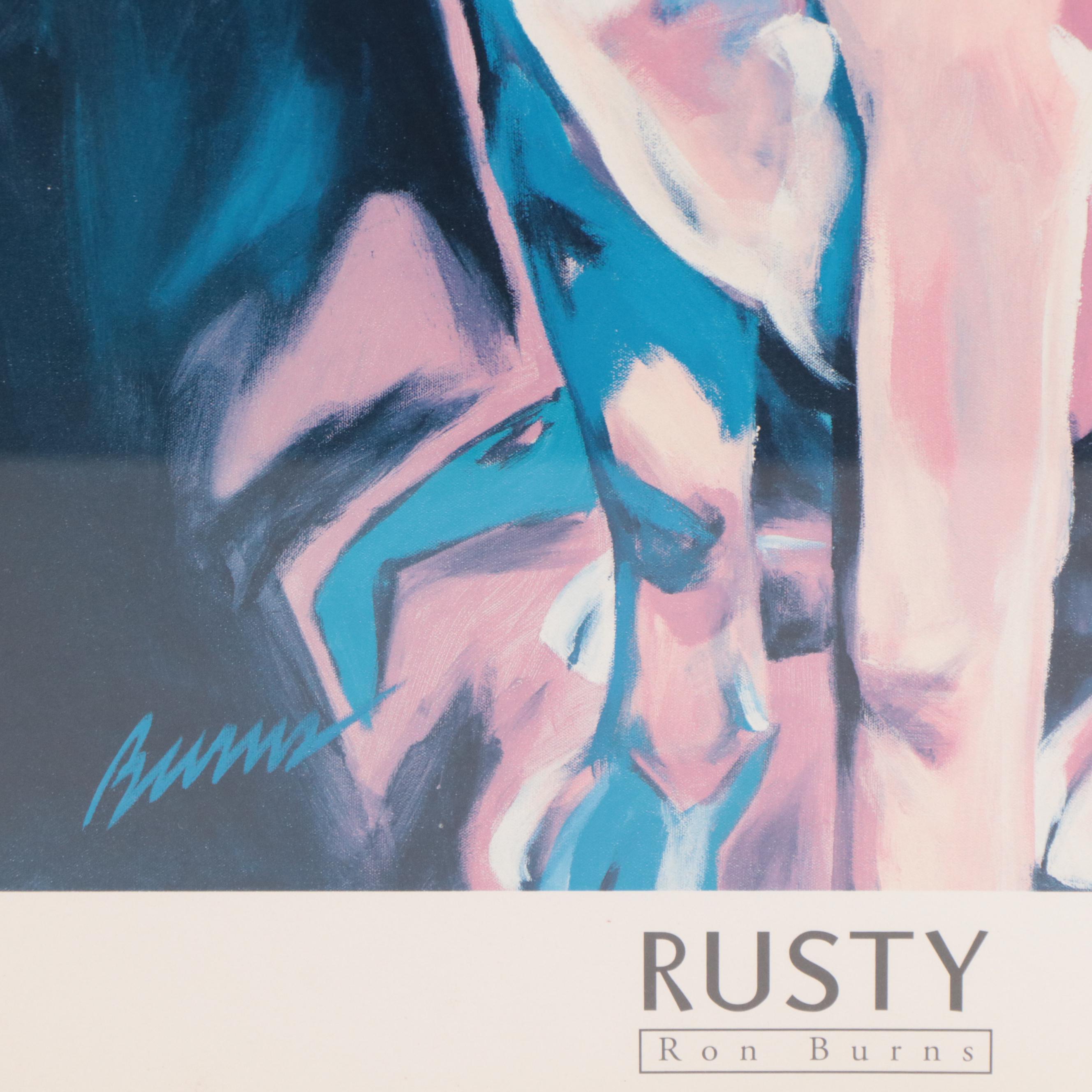 Offset Lithographs After Ron Burns Including "Toby"