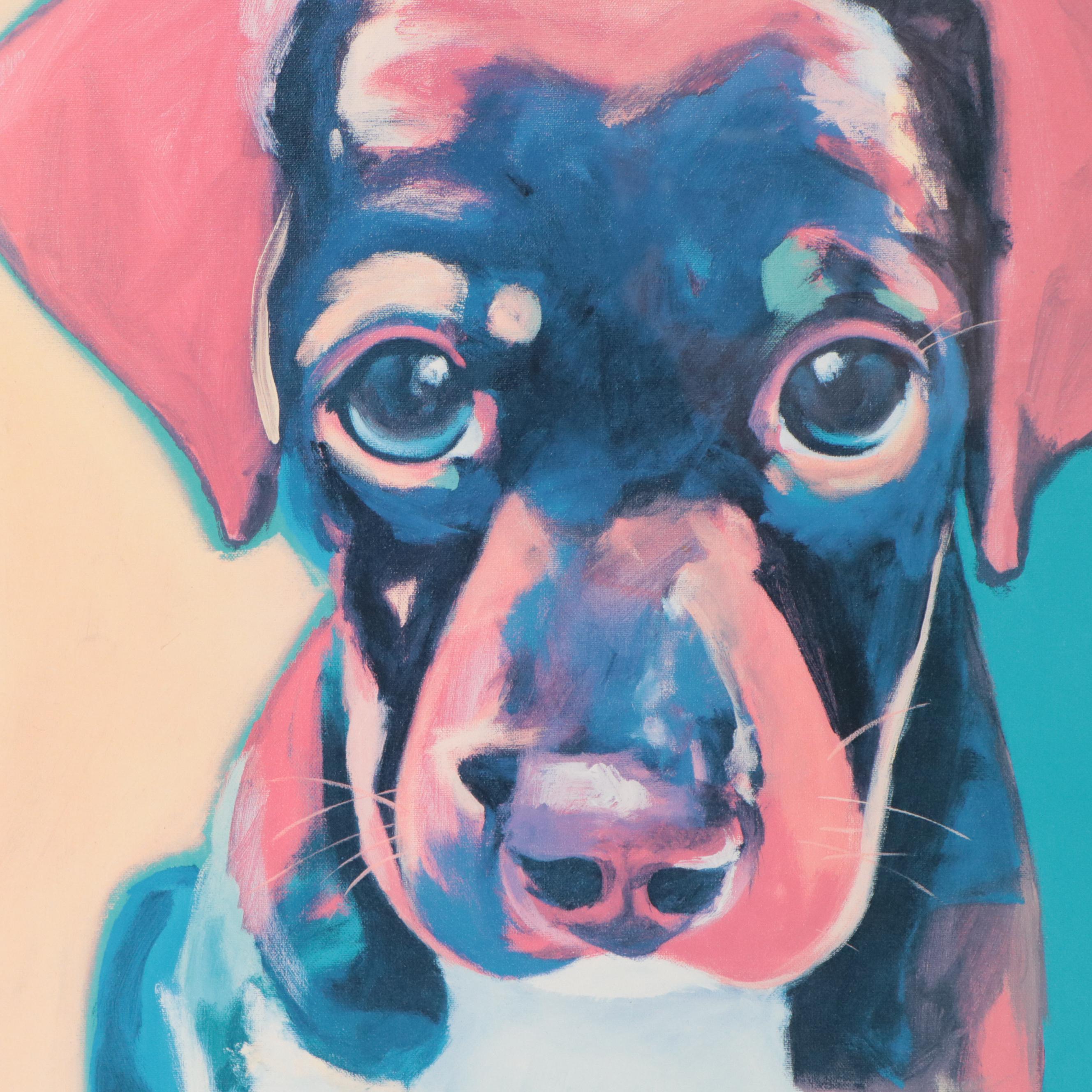 Offset Lithographs After Ron Burns Including "Toby"