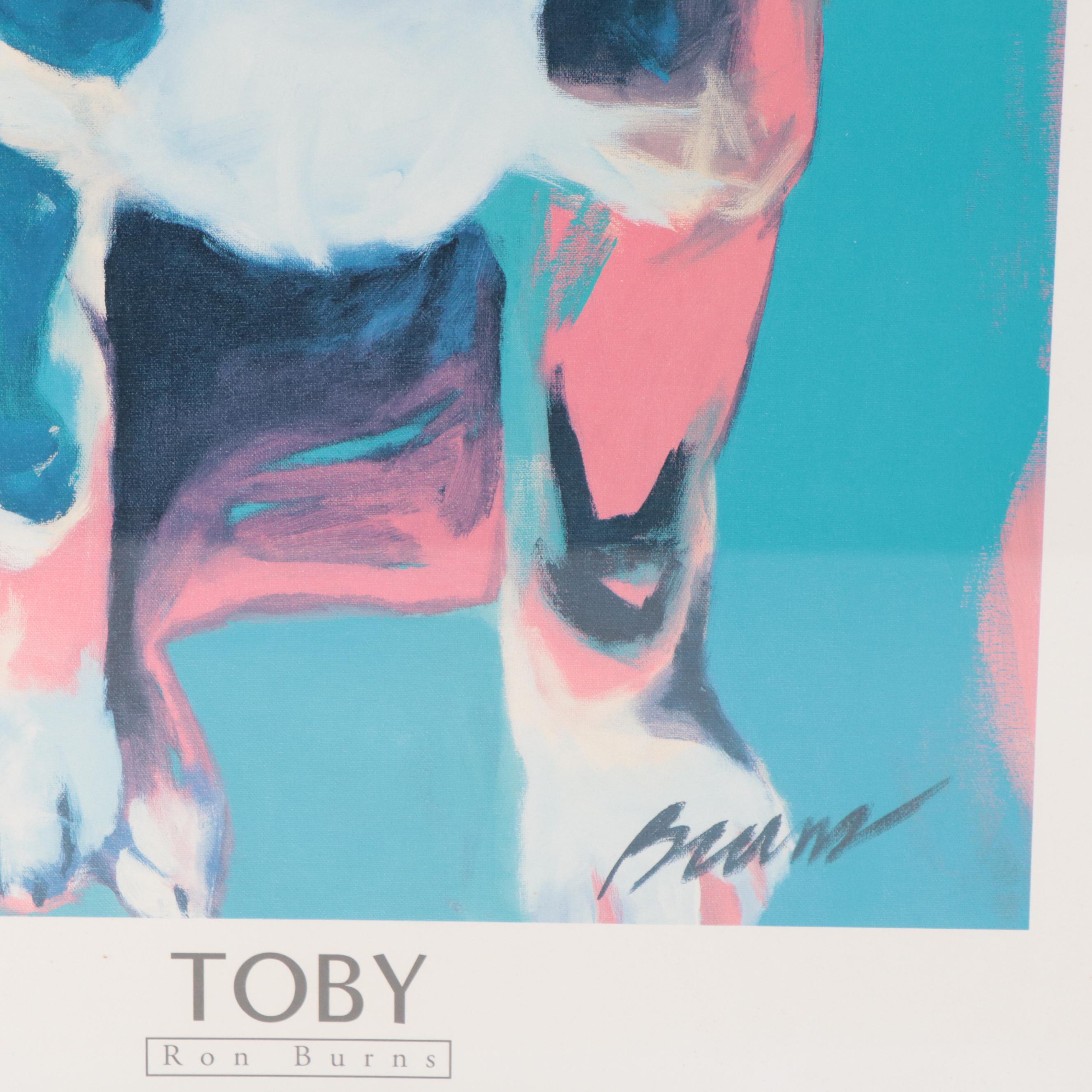 Offset Lithographs After Ron Burns Including "Toby"