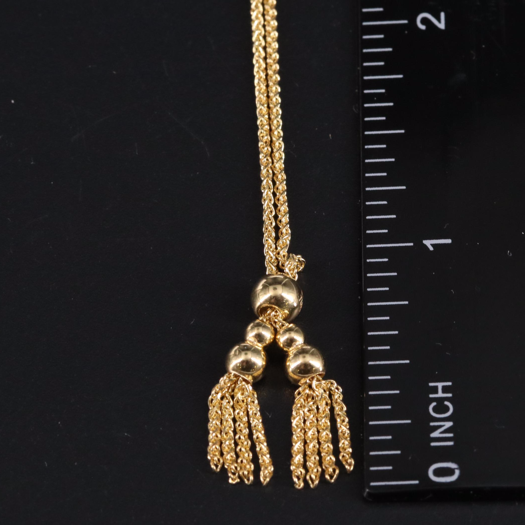 14K "Bolo" Bracelet