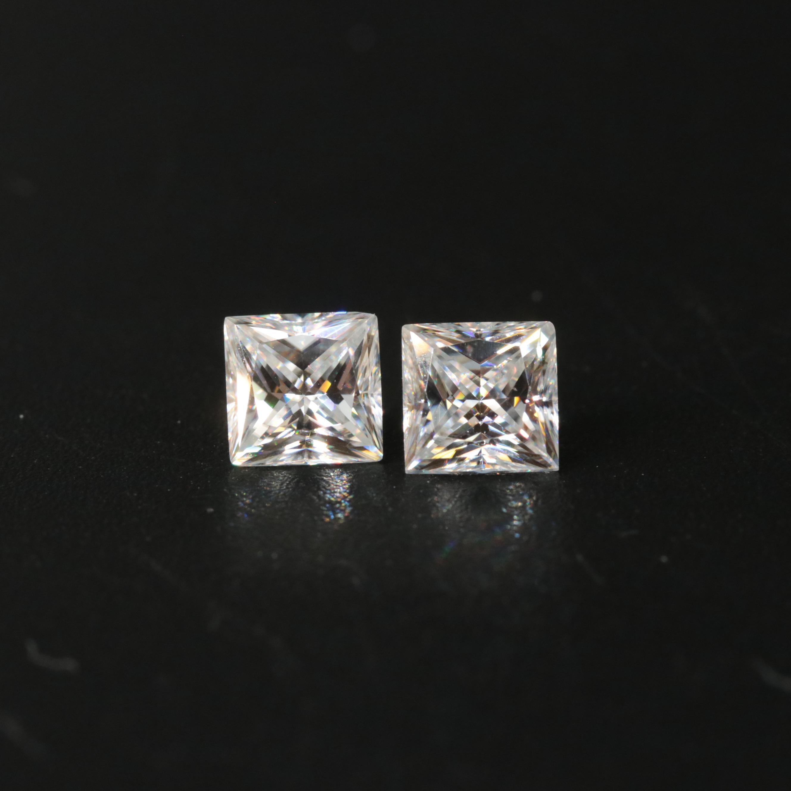 Loose 1.67 CTW Moissanite