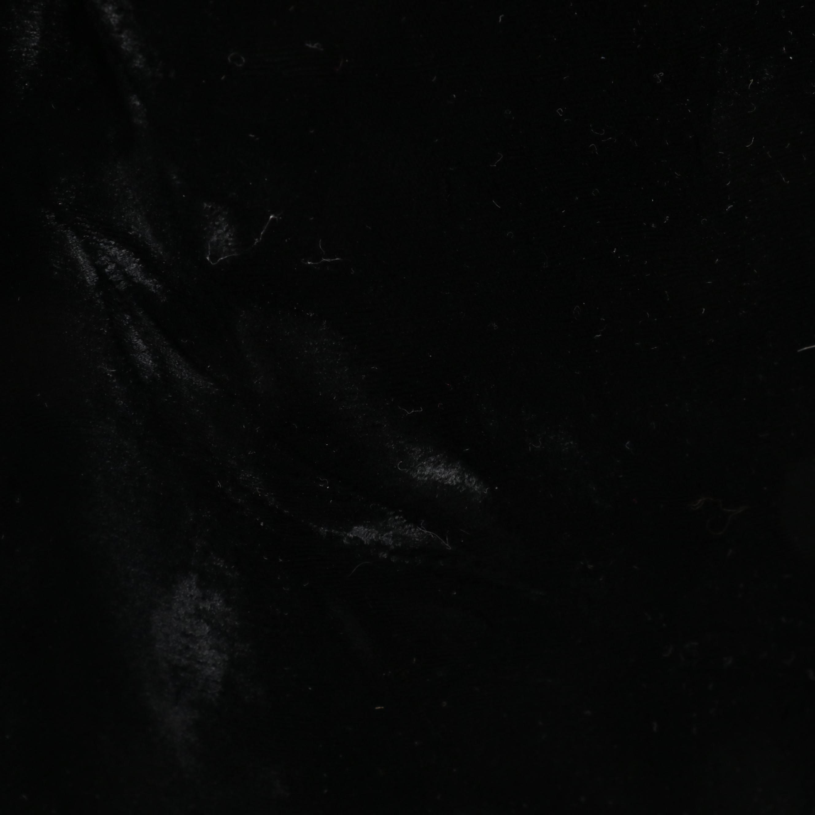 Black Velveteen Hooded Full-Length Opera Coat