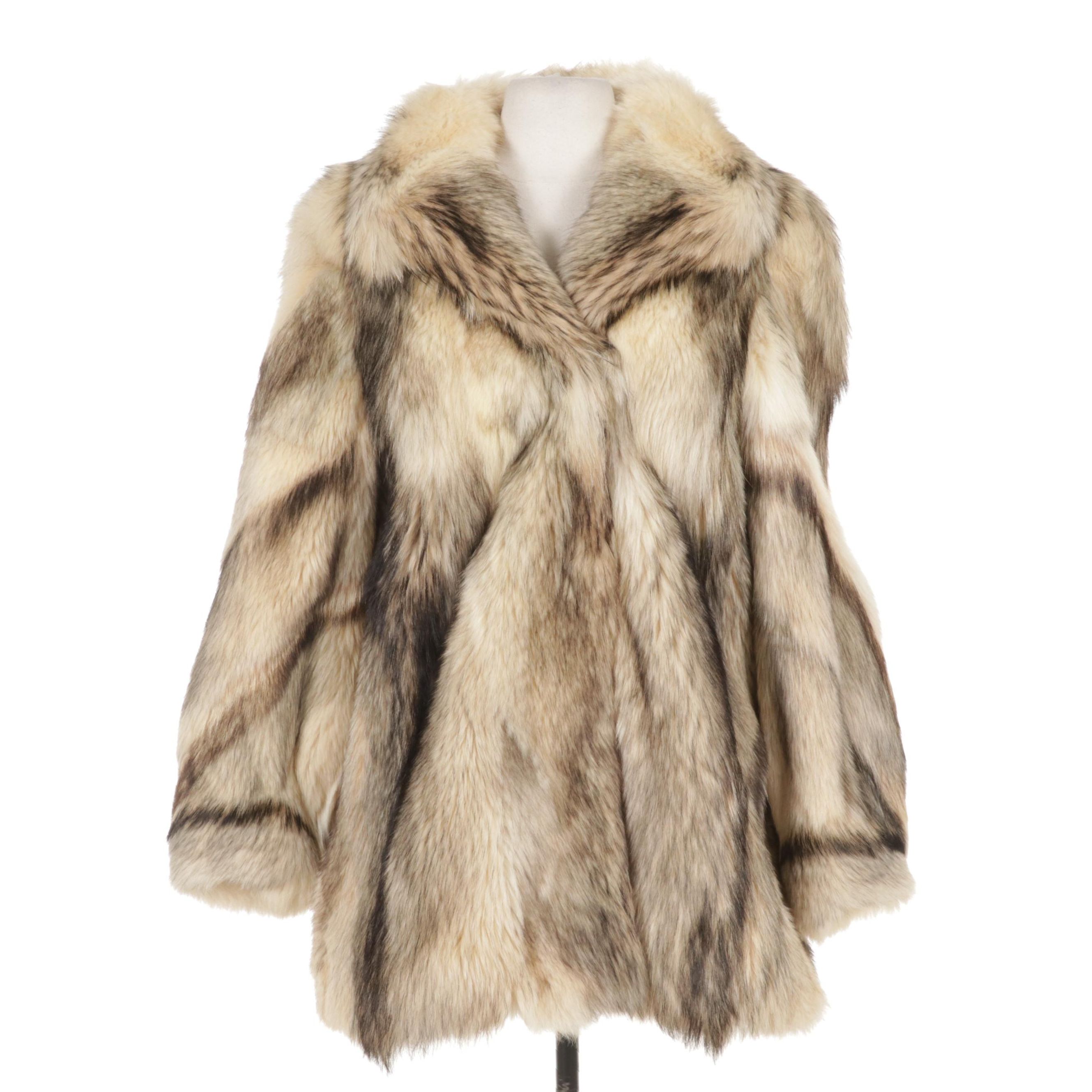 Wolf Fur Jacket With Bemberg Lining