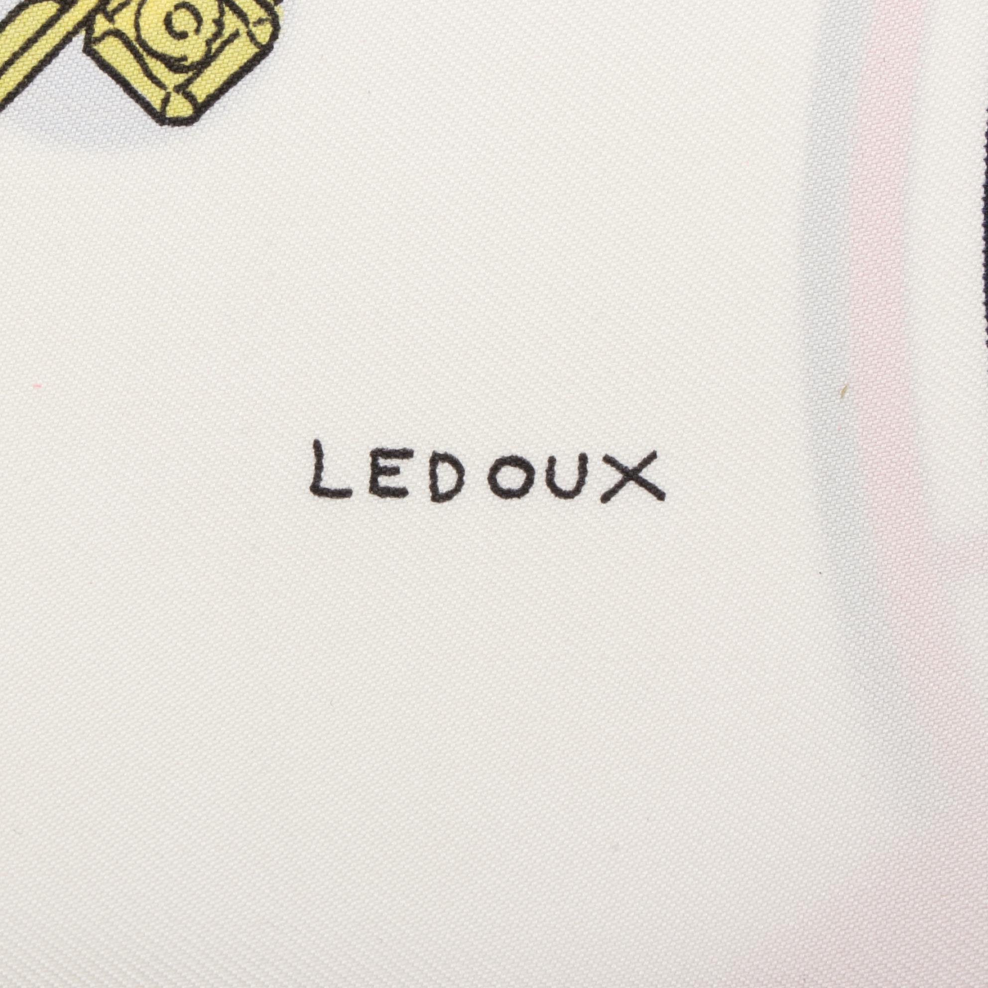 Hermès "Springs" Scarf 90 in Silk Twill