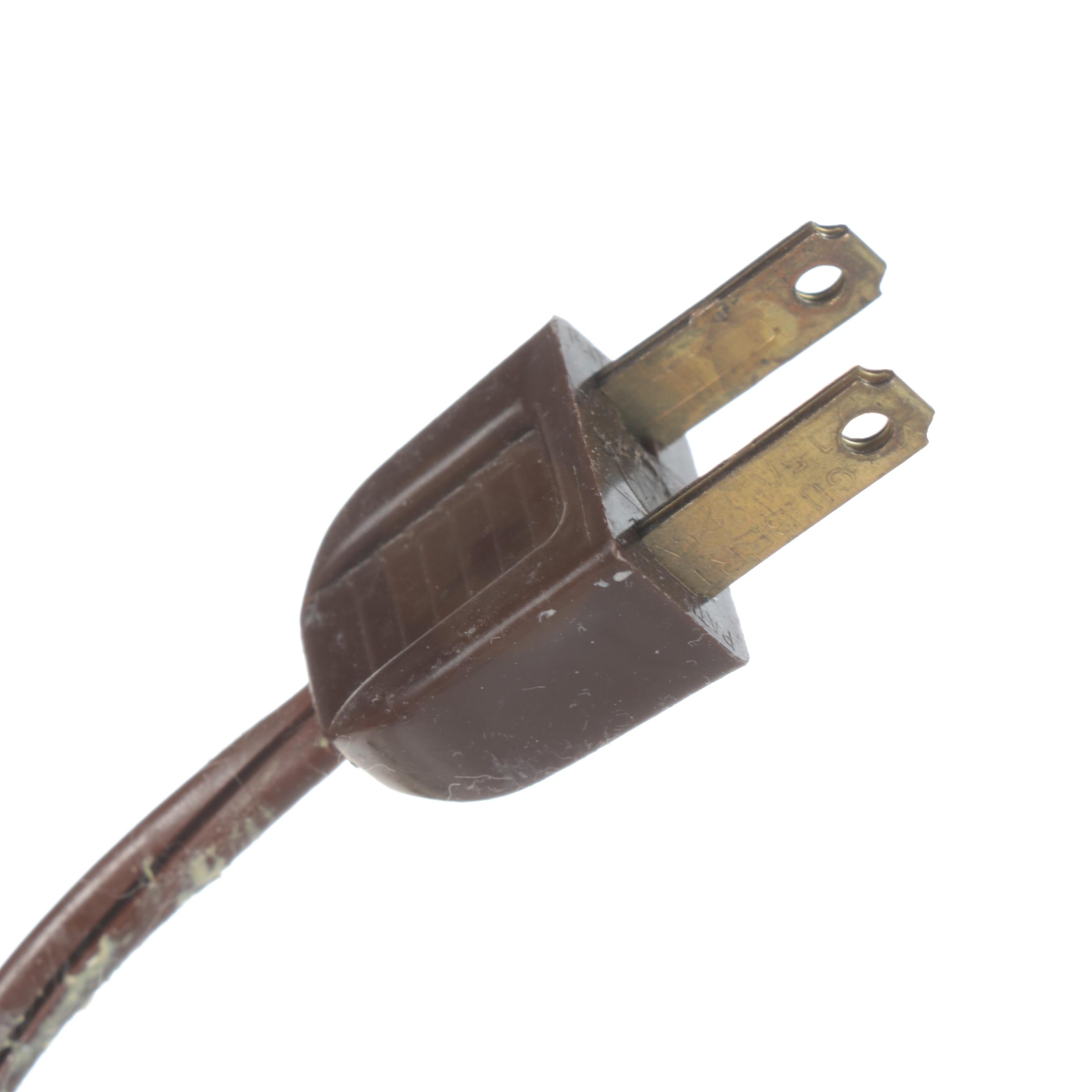 Neoclassical Style Metal Grape Vine Wrapped Pillar Style Lamp, Mid-20th Century