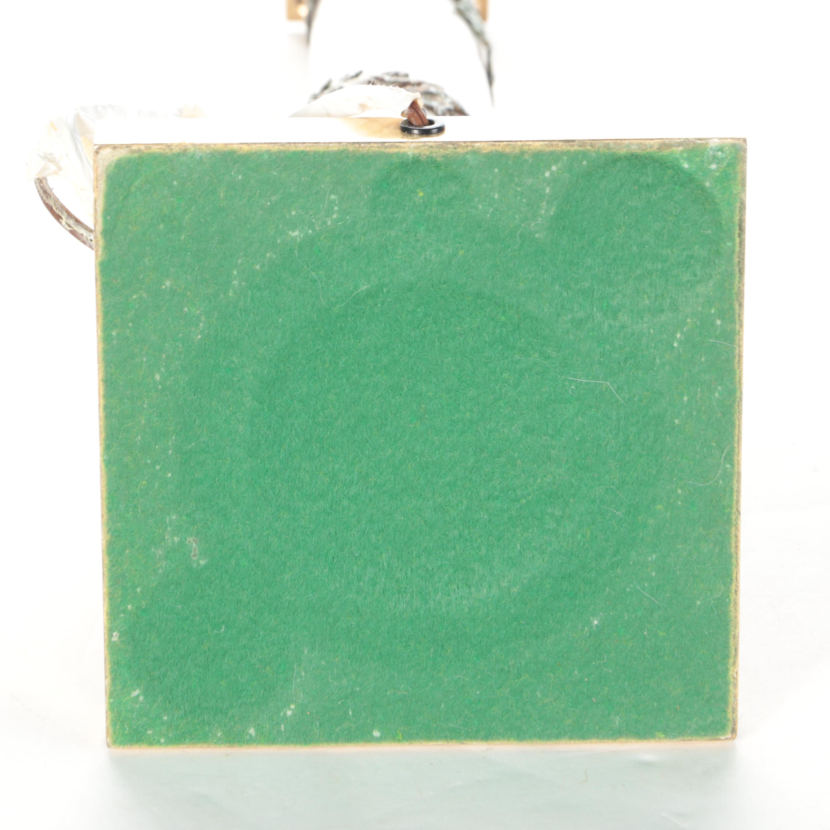 Neoclassical Style Metal Grape Vine Wrapped Pillar Style Lamp, Mid-20th Century