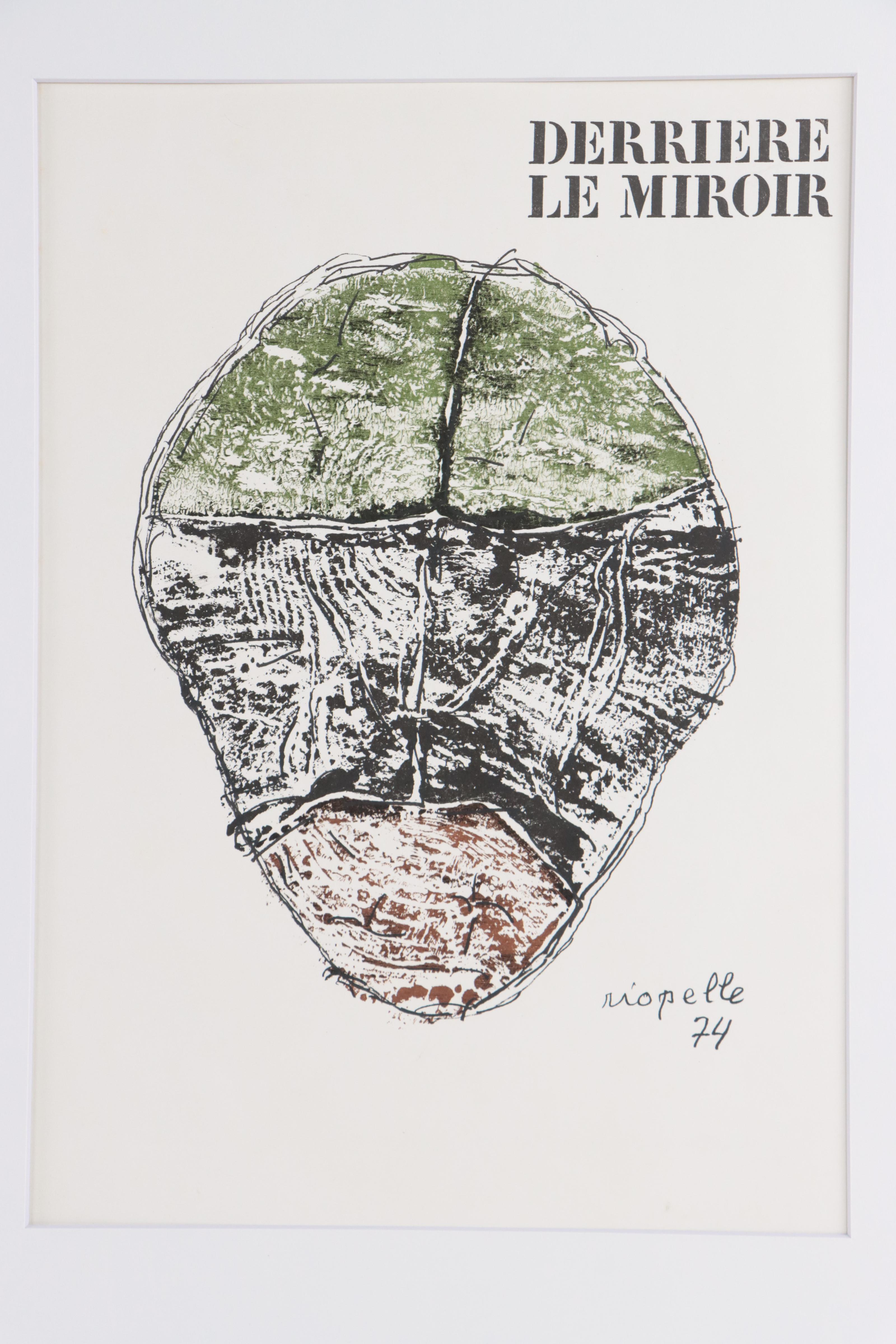 Alain Le Yaouanc and Jean-Paul Riopelle Lithographs for "Derrière le Miroir"