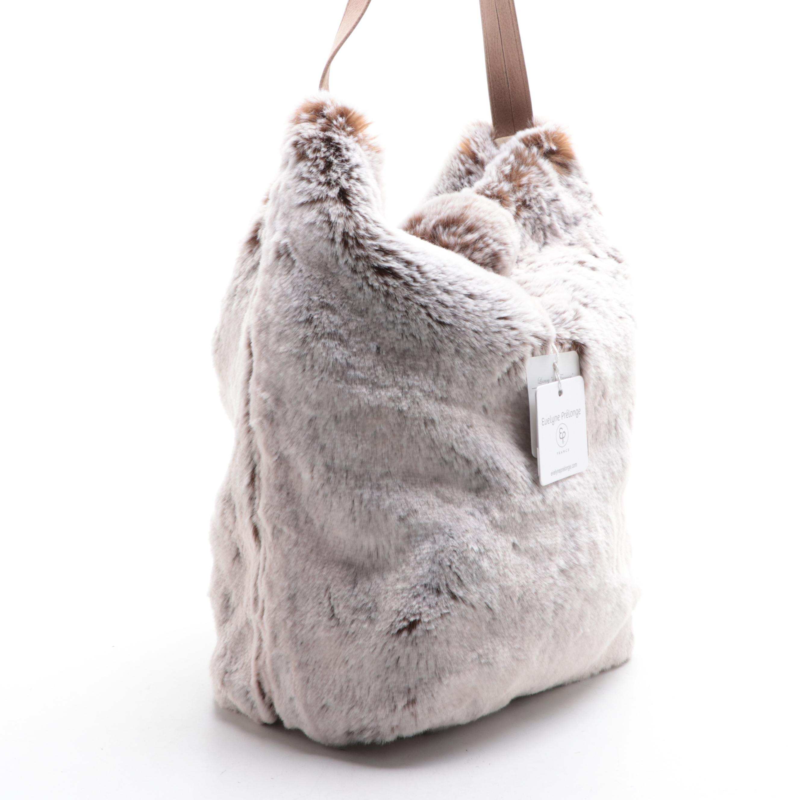 Evelyne Prélonge Faux Fur Hobo Bag