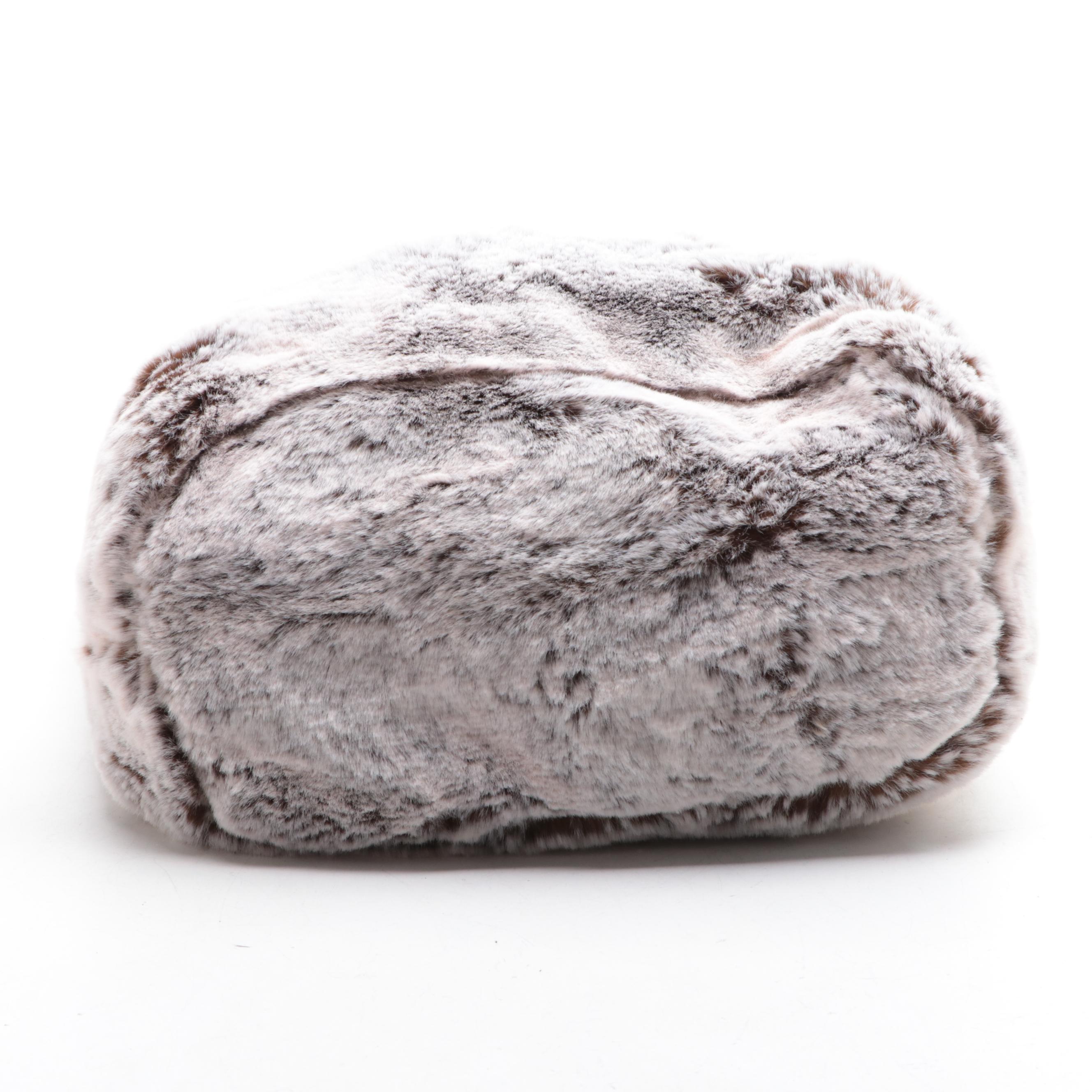 Evelyne Prélonge Faux Fur Hobo Bag