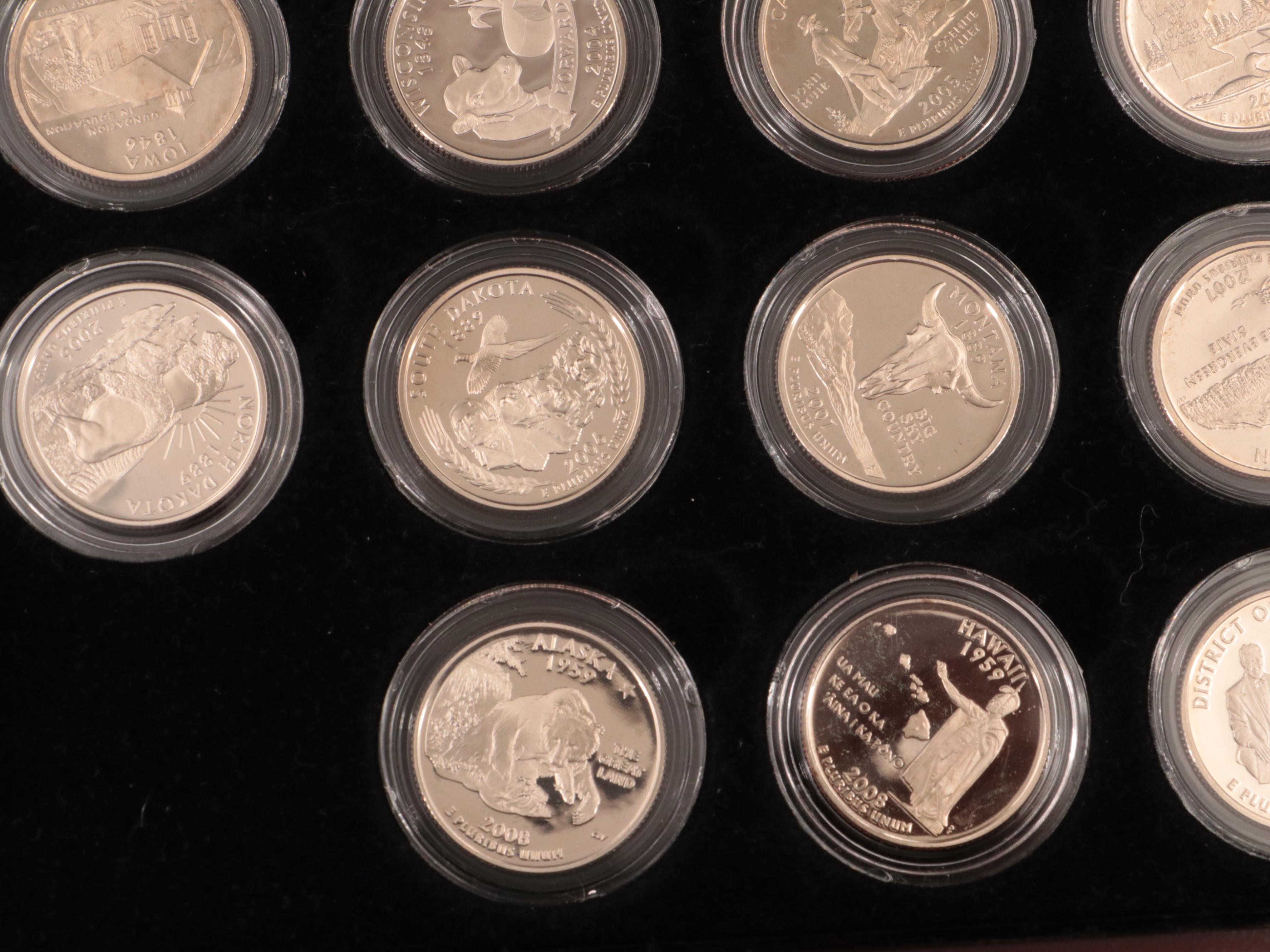 Complete Collection of Proof State and Territories Quarters