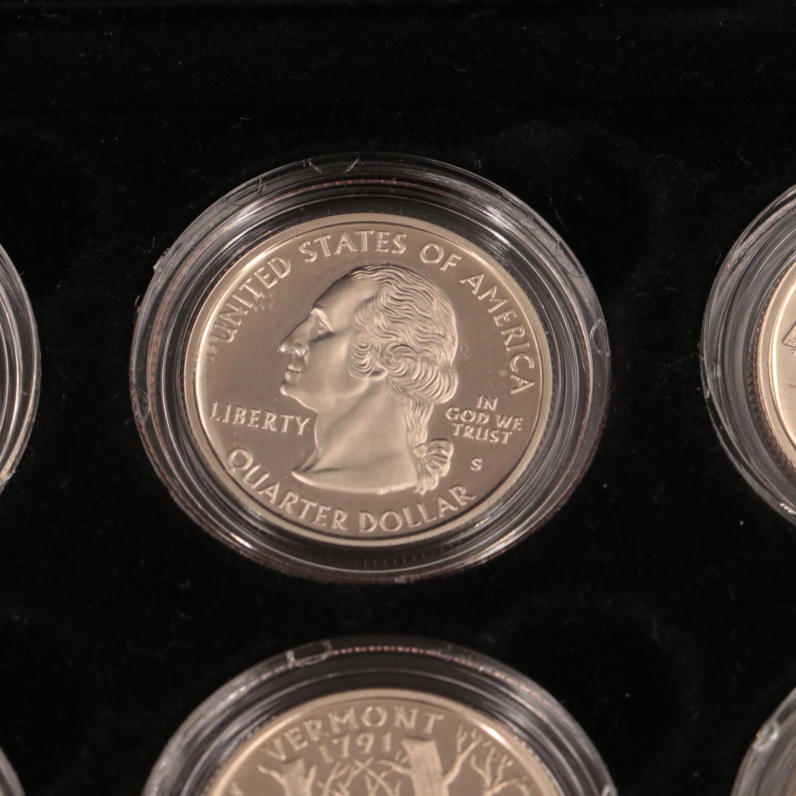 Complete Collection of Proof State and Territories Quarters