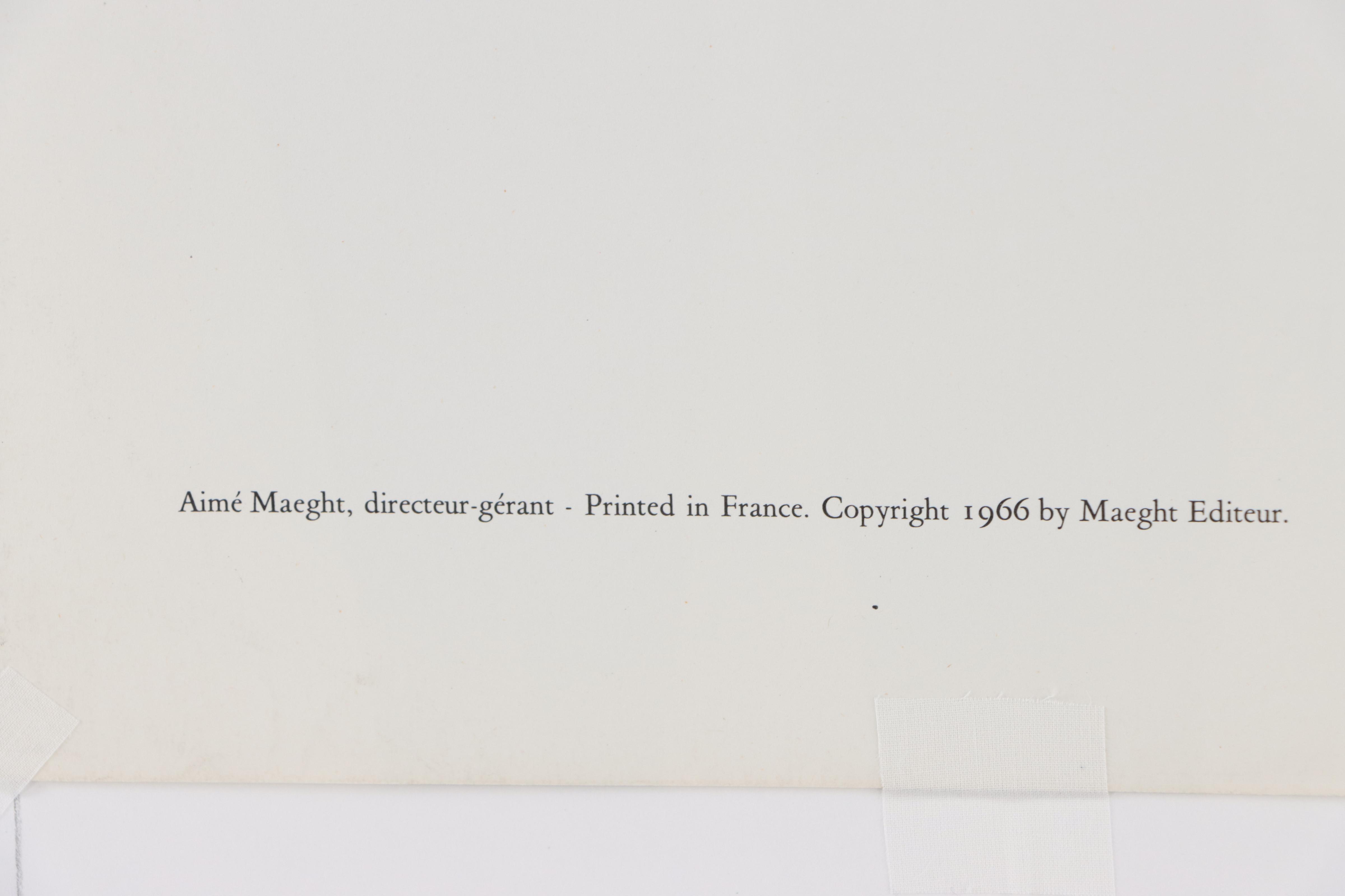 Raoul Ubac Lithographs for "Derrière le Miroir," Late 20th Century