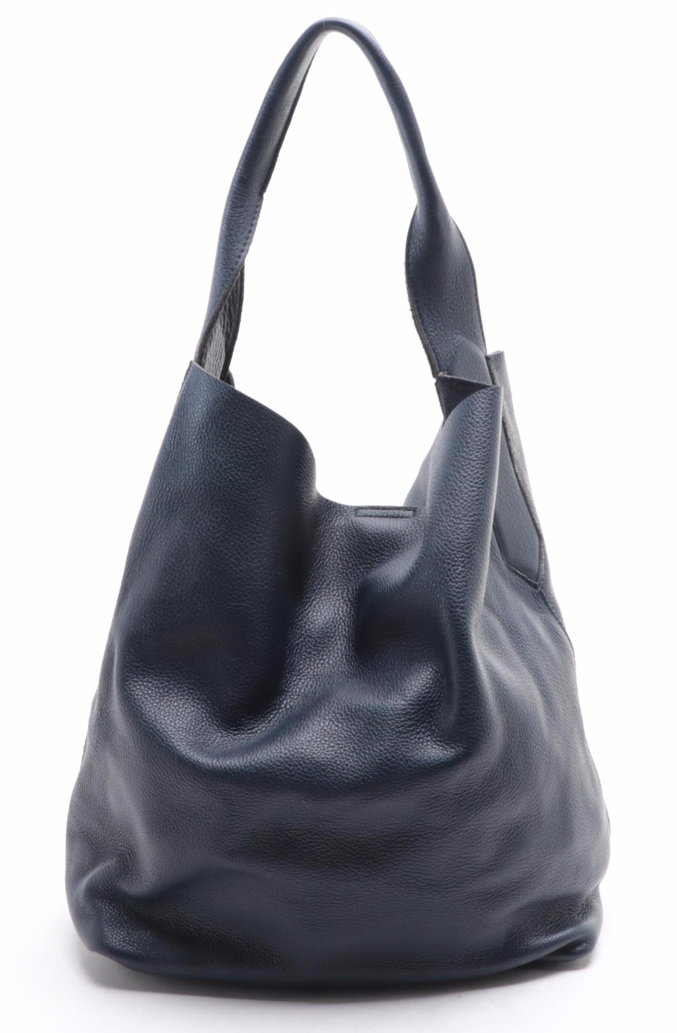 Stuart Weitzman Clutch in Navy Suede, 'S MaxMara Crossbody, and Leather Hobo Bag
