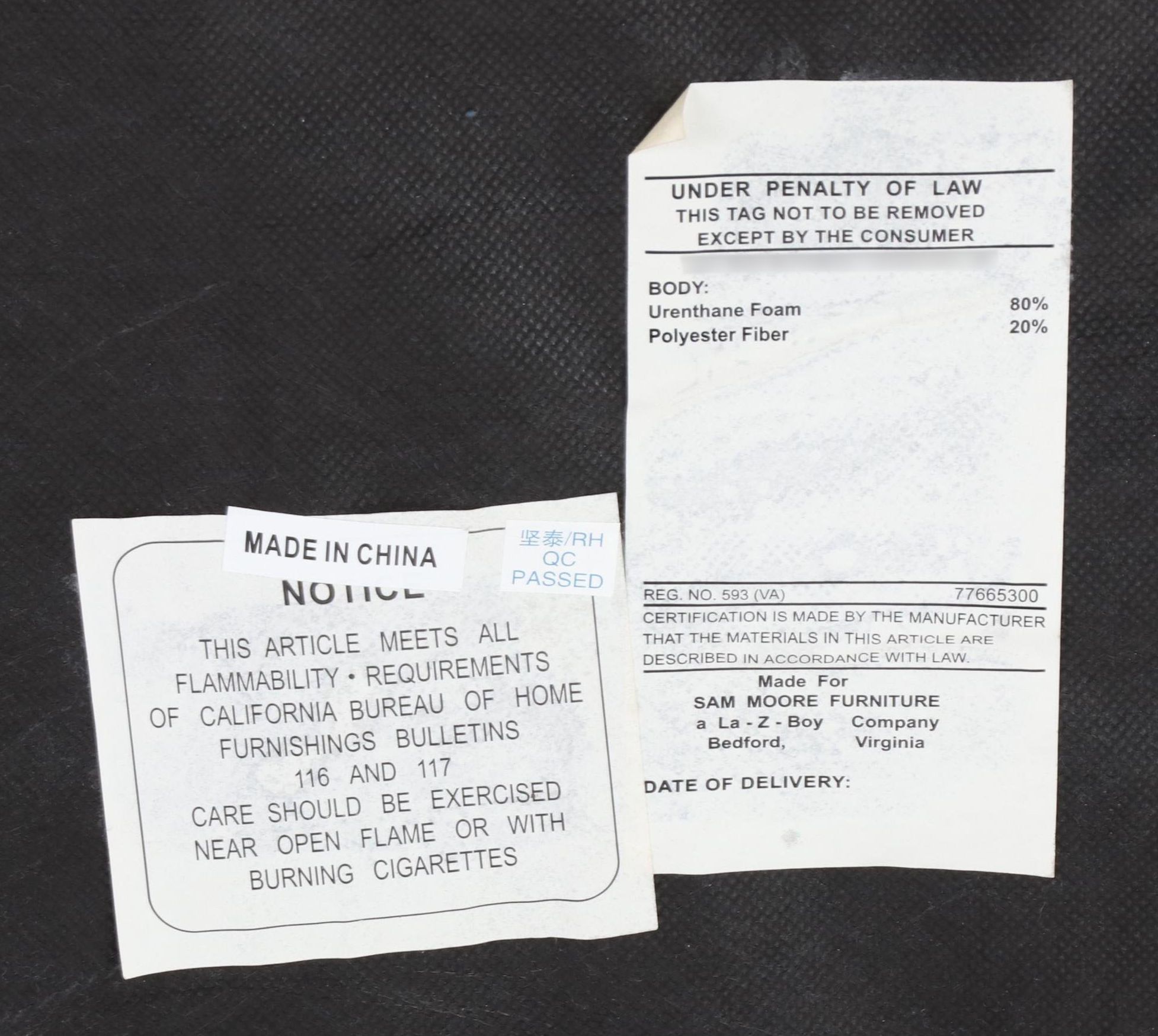 Sam Moore Furniture Neoclassical Style Hardwood and Custom-Upholstered Fauteuil