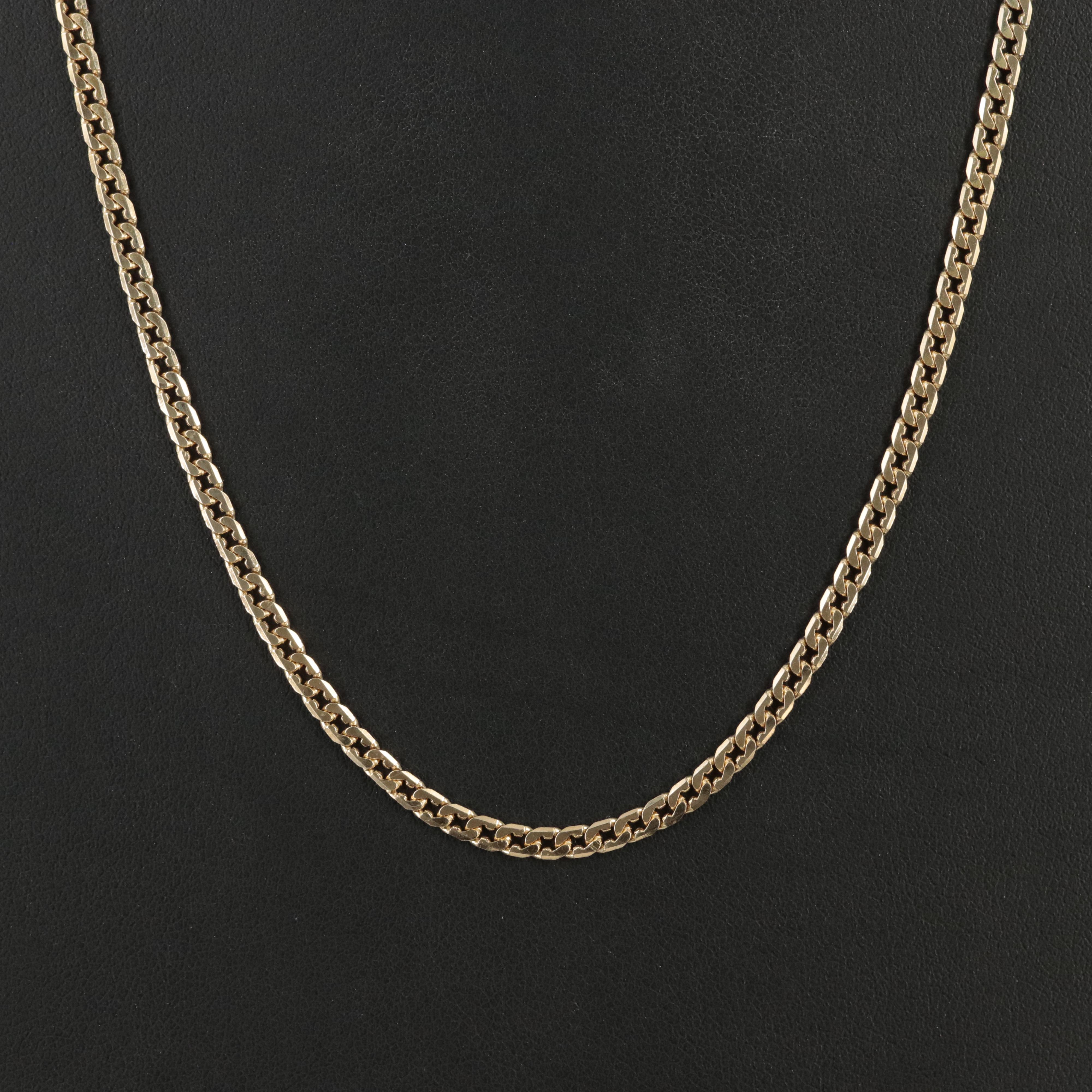 Italian 14K Curb Chain Necklace