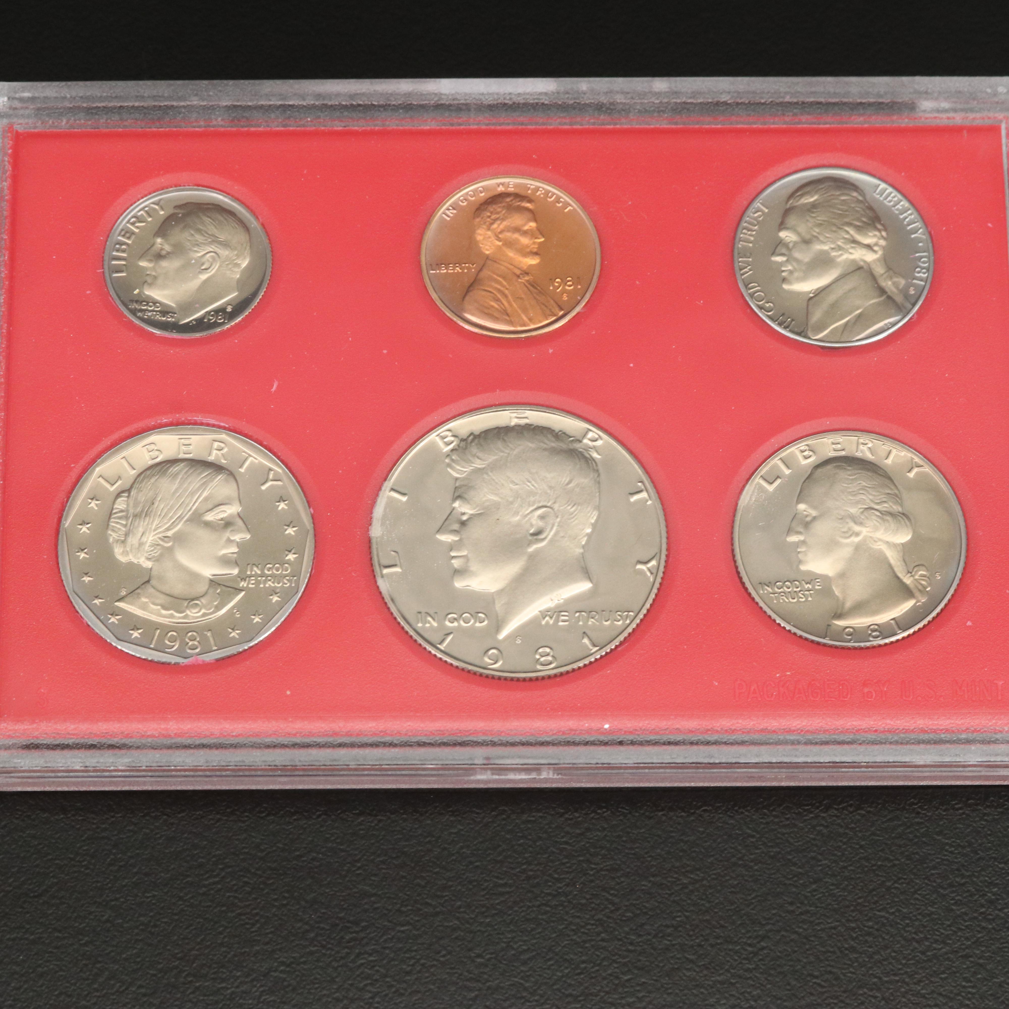 Sixteen U.S. Mint Proof Sets